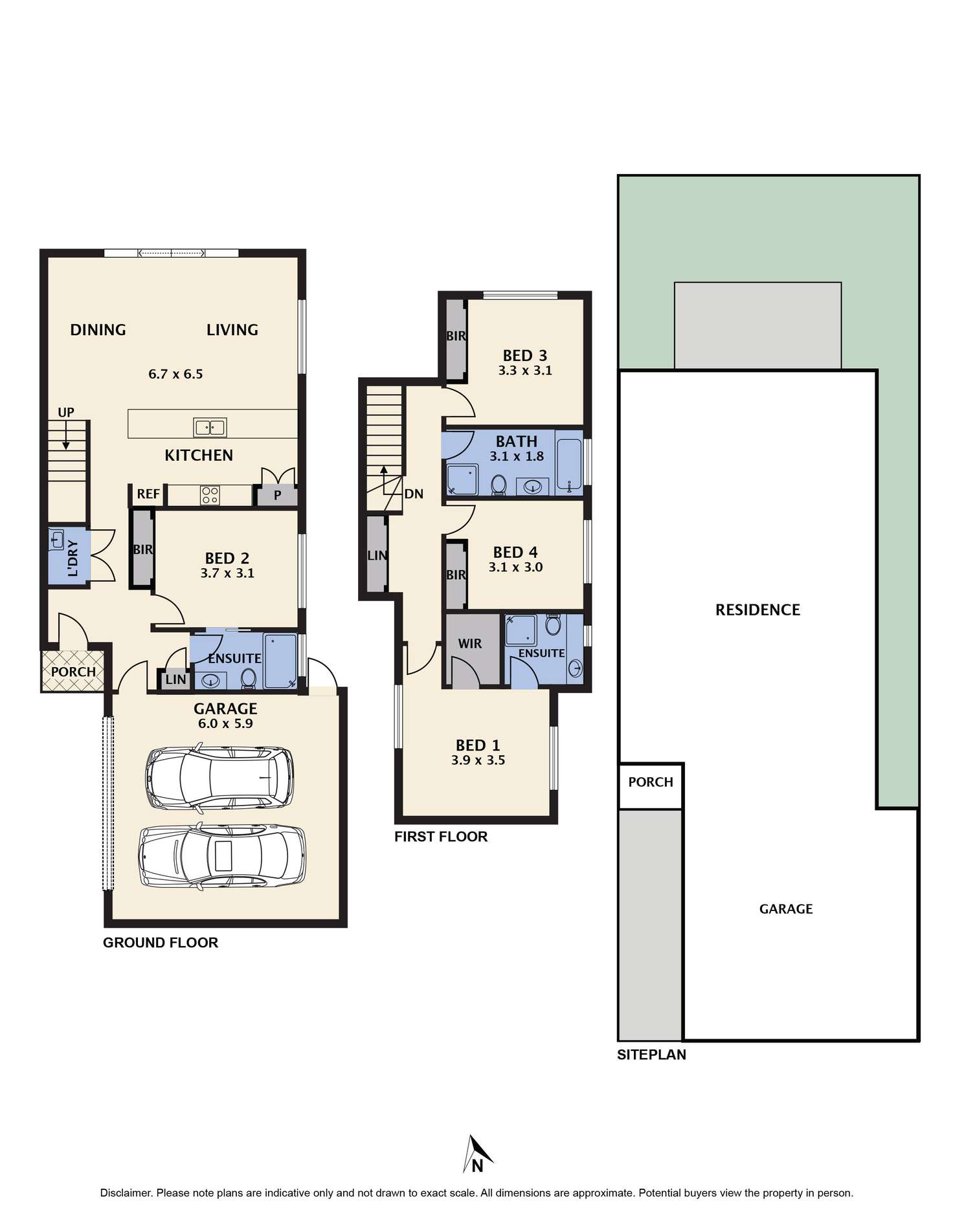 Floorplan of Homely townhouse listing, 10/9 Palmyra Street, Greenvale VIC 3059