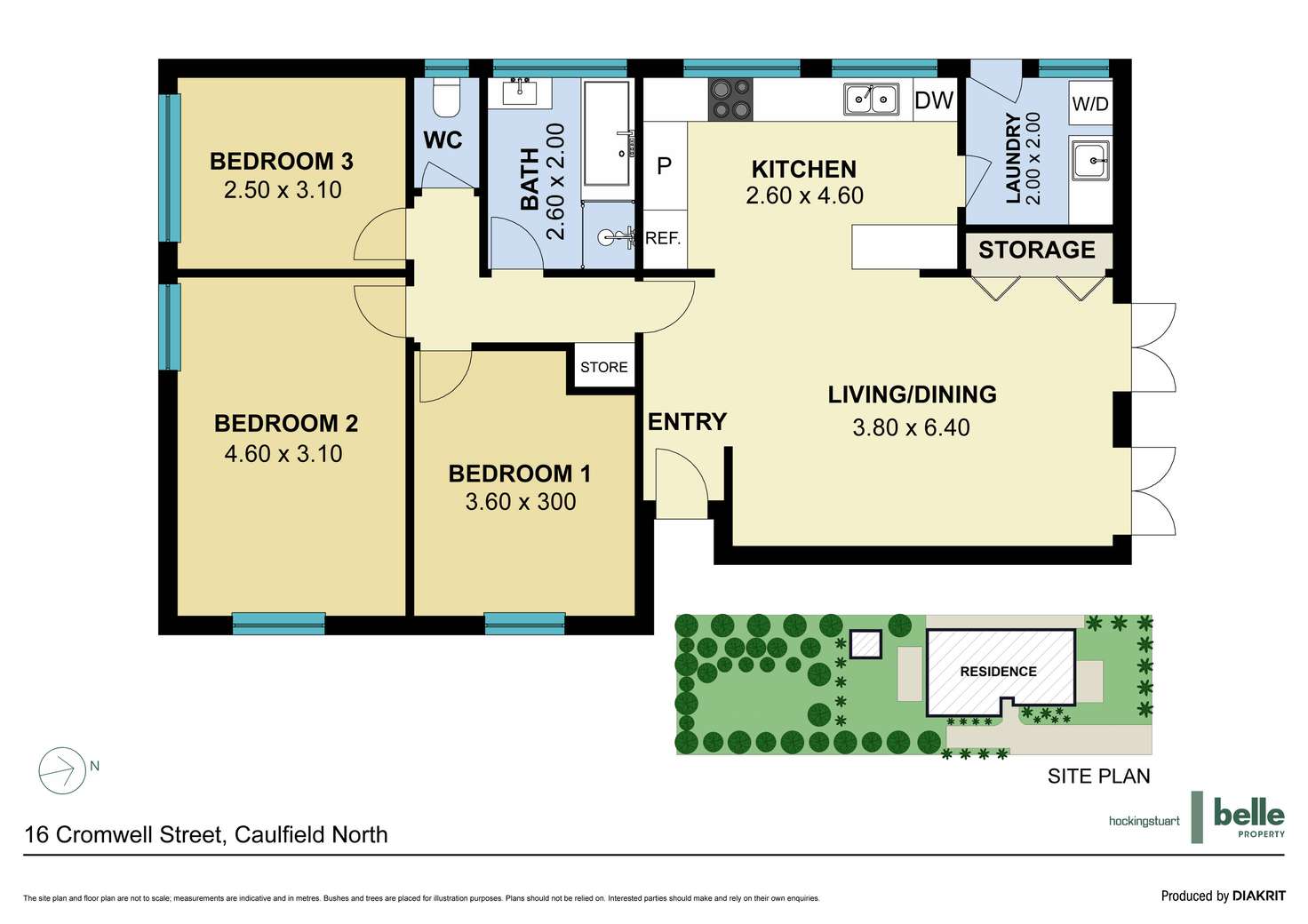 Floorplan of Homely house listing, 16 Cromwell Street, Caulfield North VIC 3161