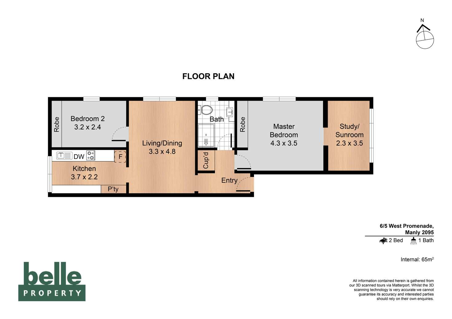 Floorplan of Homely unit listing, 6/5 West Promenade, Manly NSW 2095