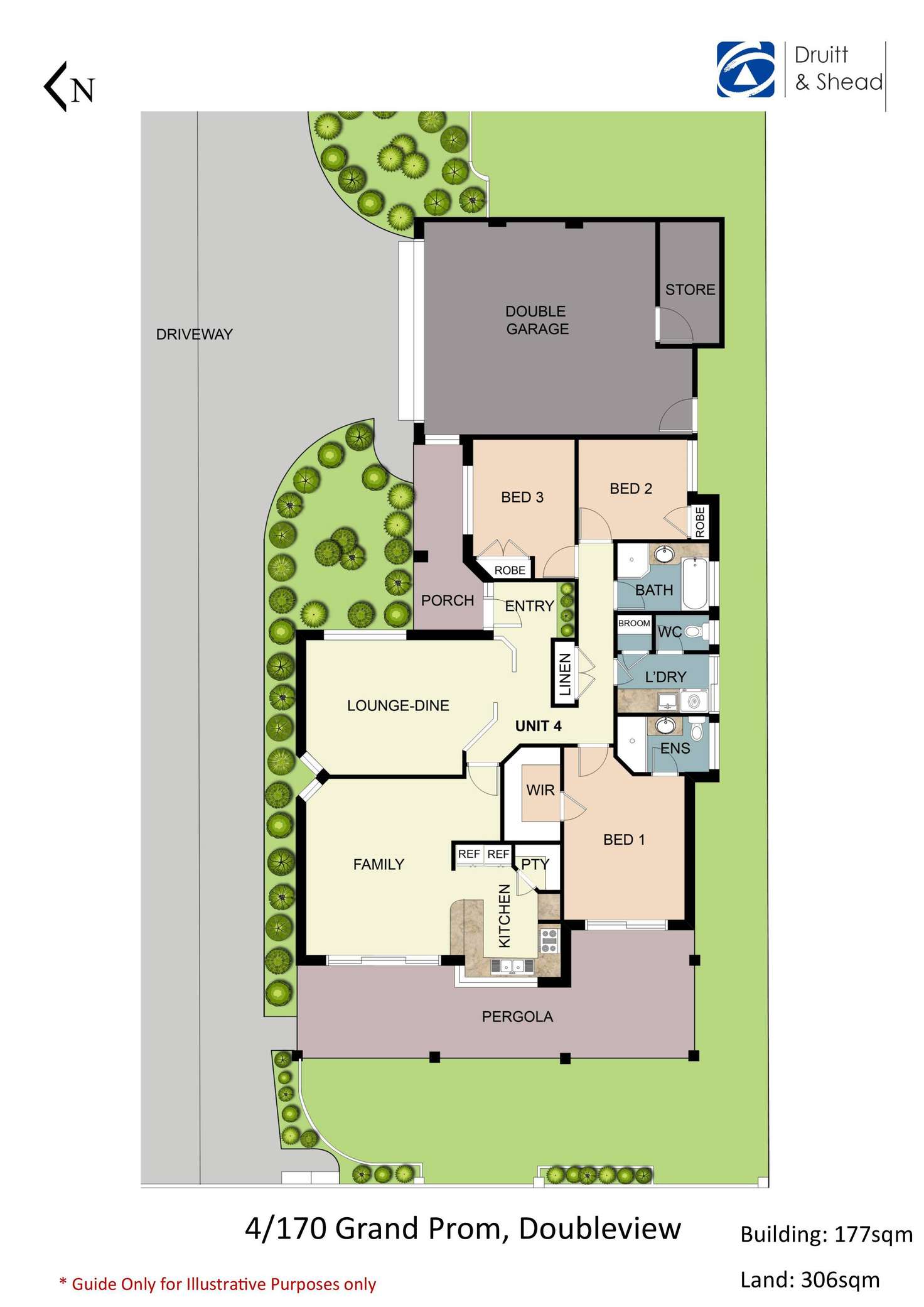 Floorplan of Homely villa listing, 4/170 Grand Promenade, Doubleview WA 6018