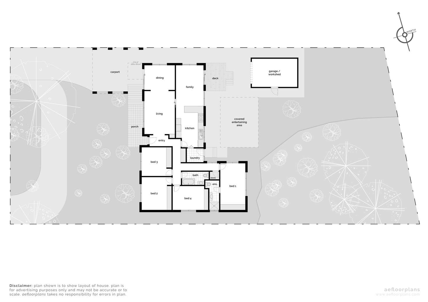 Floorplan of Homely house listing, 14 Mauldon Street, Chifley ACT 2606
