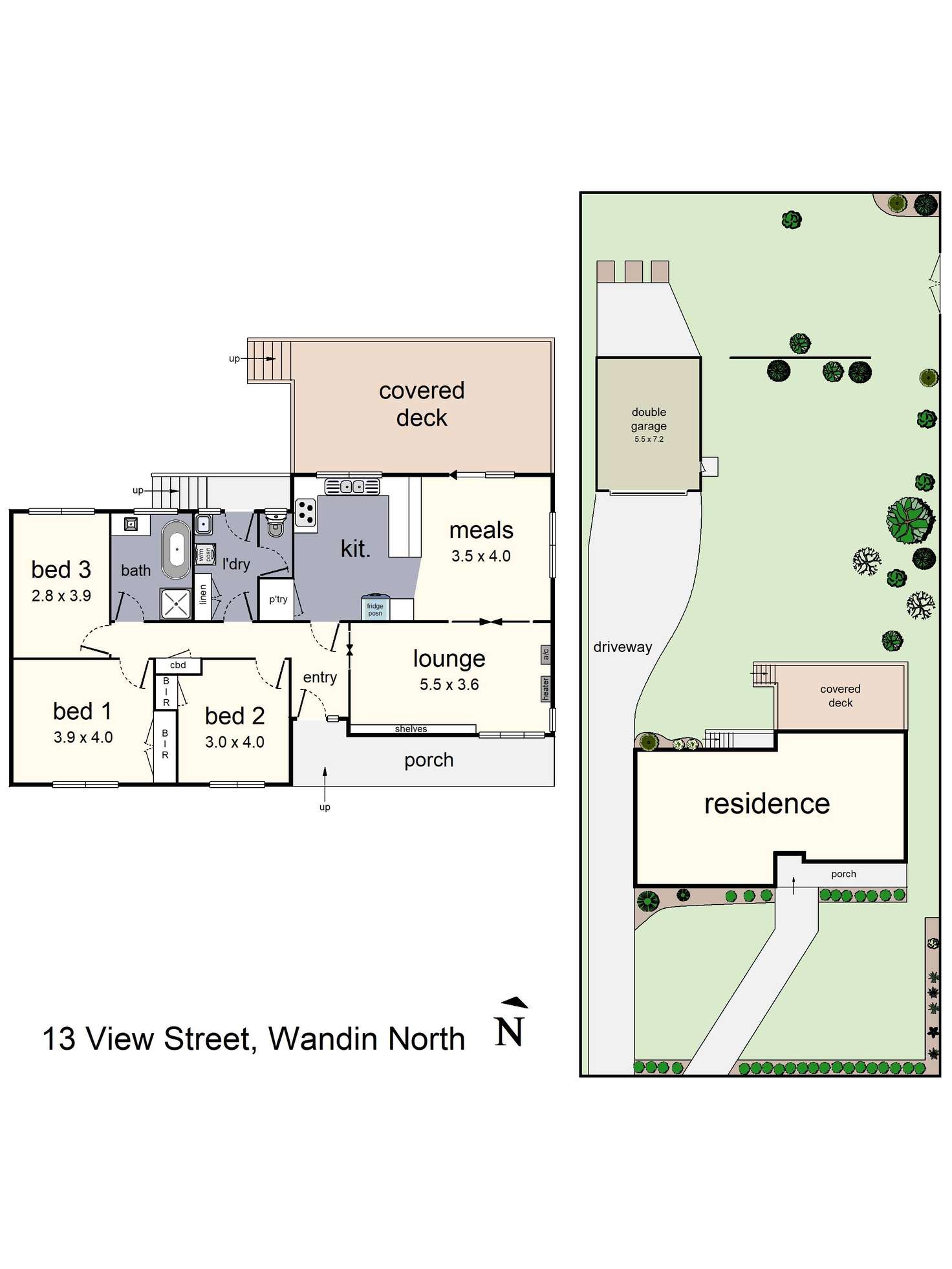 Floorplan of Homely house listing, 13 View Street, Wandin North VIC 3139