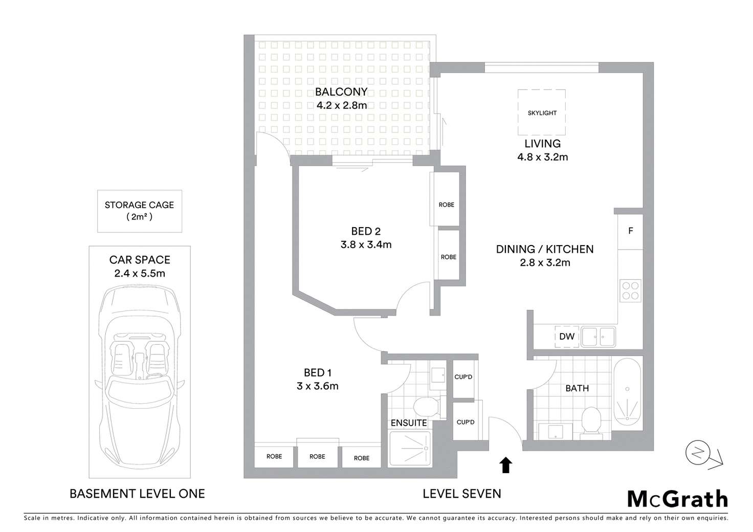 Floorplan of Homely unit listing, 708/314 Canterbury Road, Canterbury NSW 2193