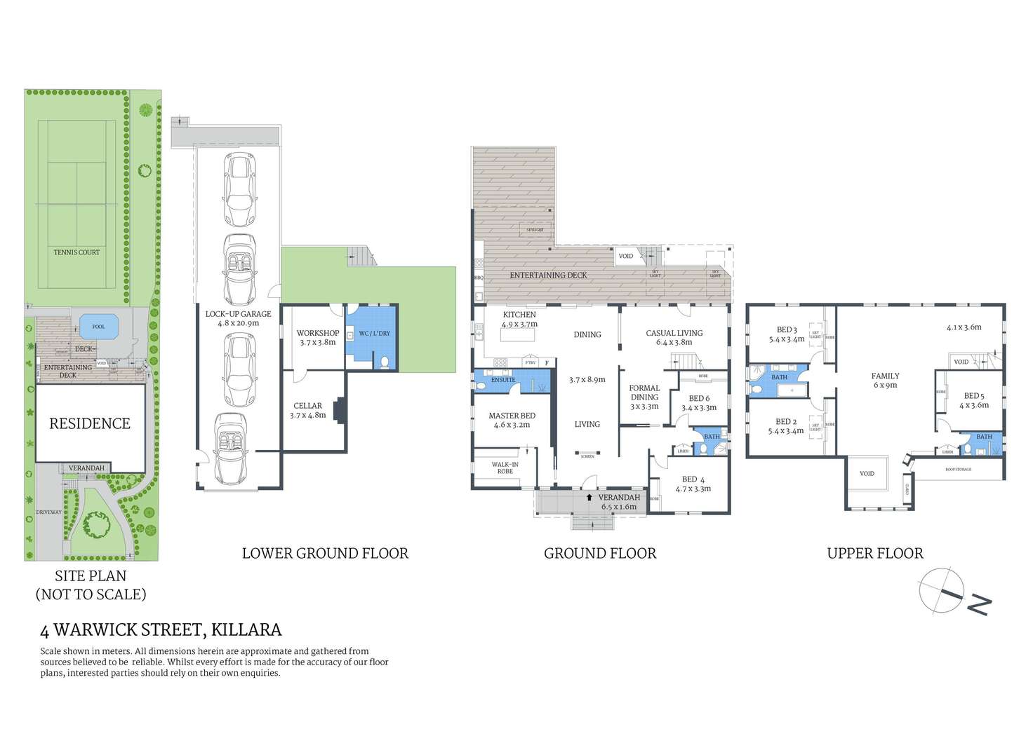 Floorplan of Homely house listing, 4 Warwick Street, Killara NSW 2071