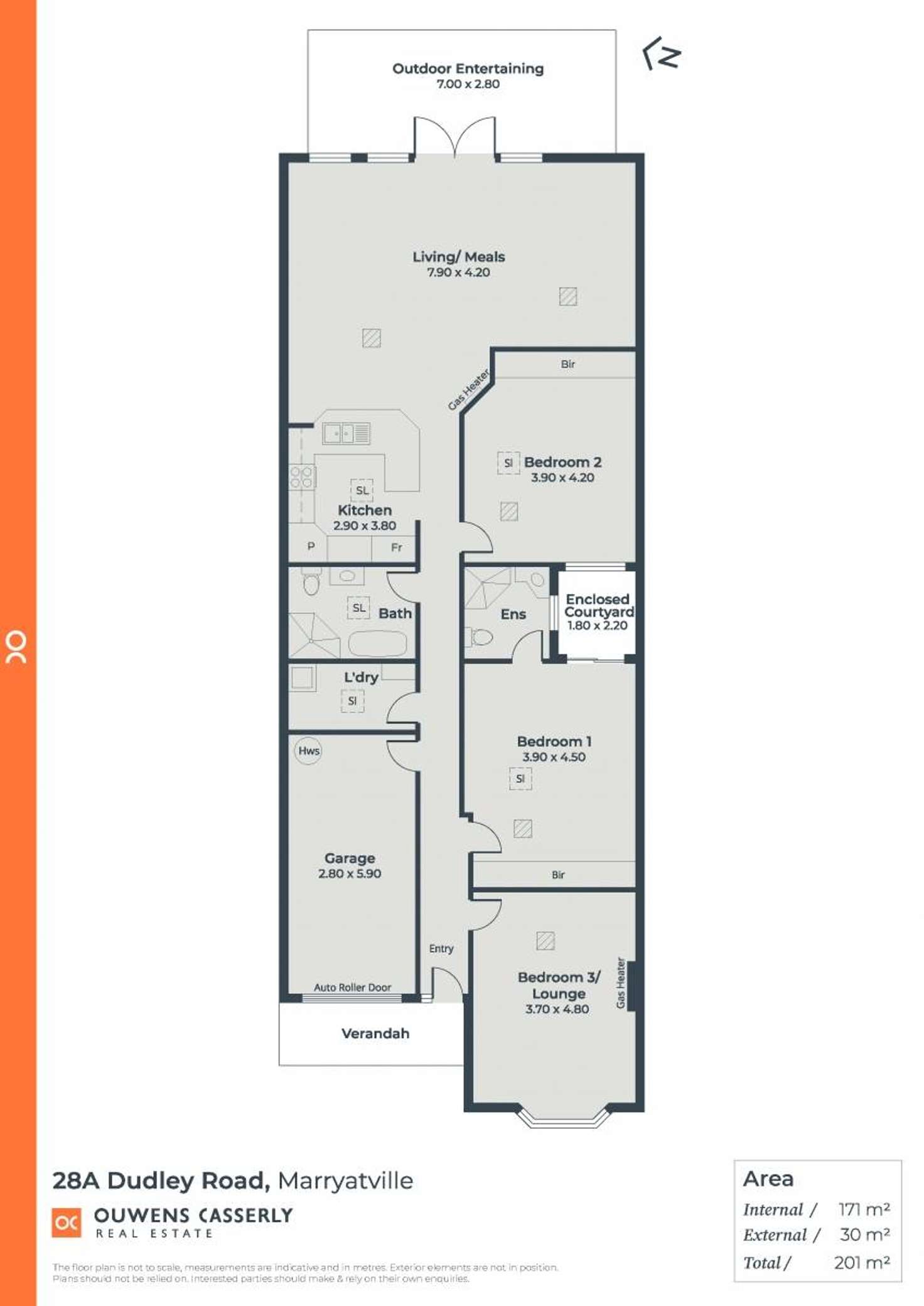 Floorplan of Homely house listing, 28A Dudley Road, Marryatville SA 5068