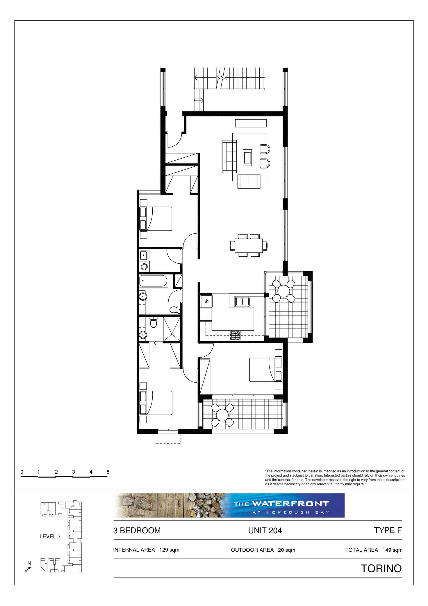 Floorplan of Homely apartment listing, 204/4 Stromboli Strait, Wentworth Point NSW 2127