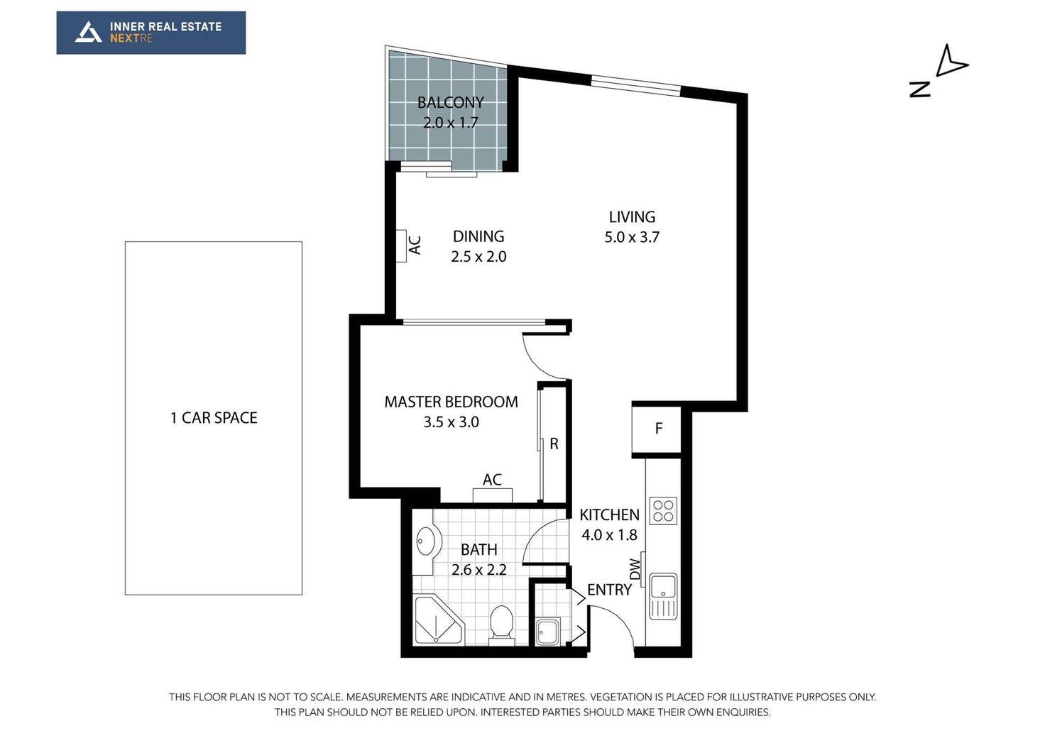 Floorplan of Homely apartment listing, 1211/594 St Kilda Road, Melbourne VIC 3004