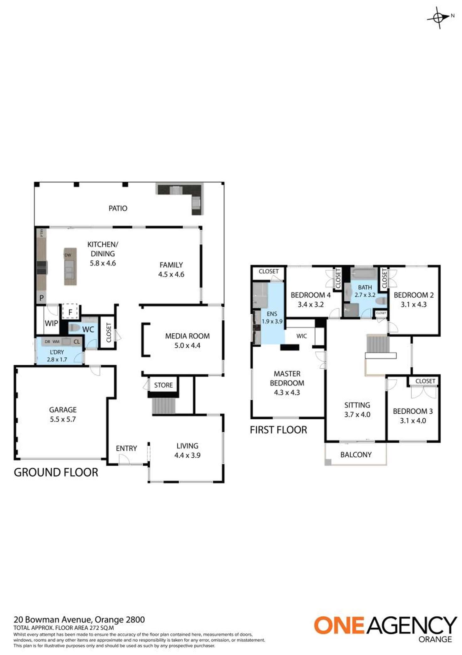 Floorplan of Homely house listing, 20 Bowman Avenue, Orange NSW 2800