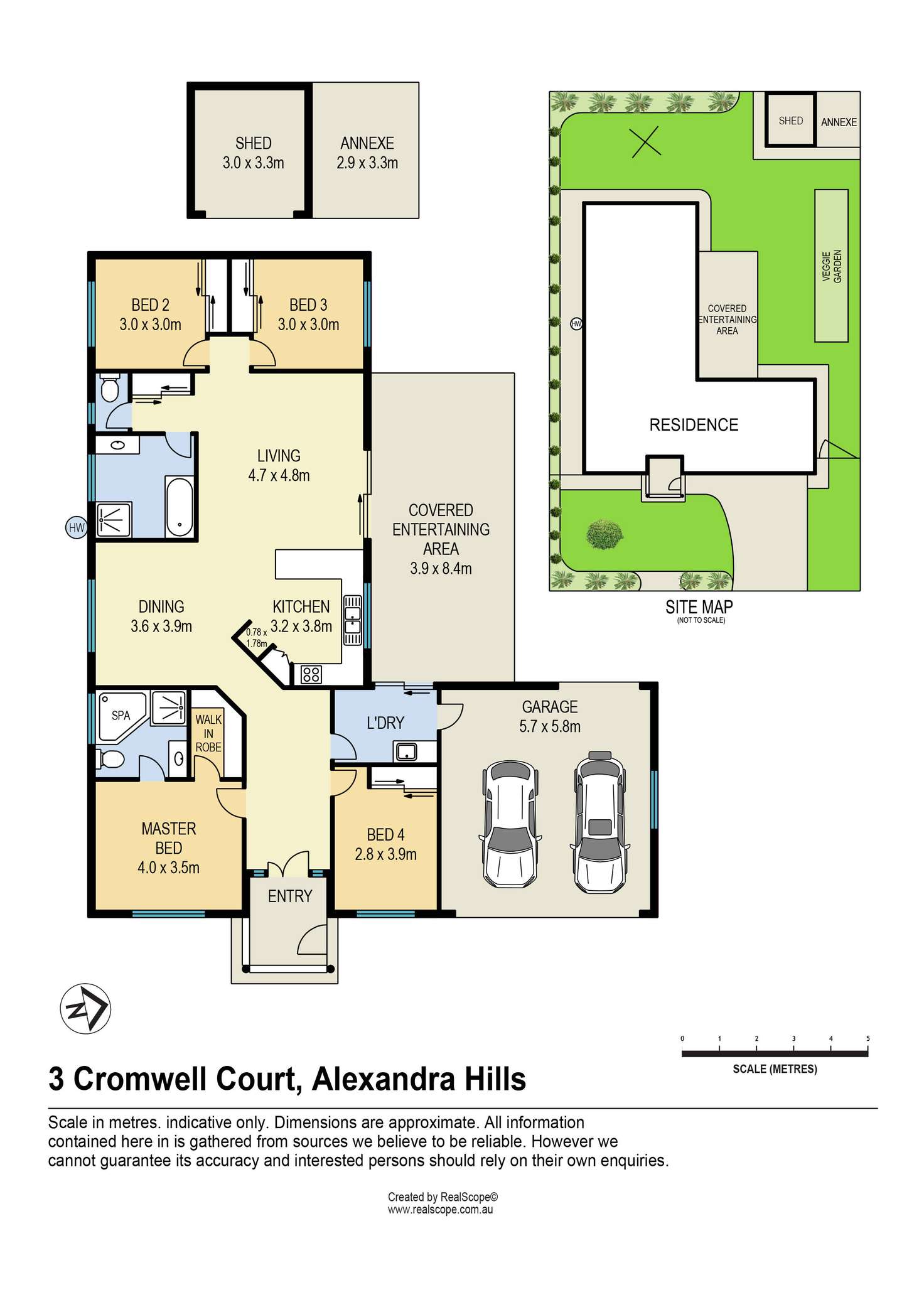 Floorplan of Homely house listing, 3 Cromwell Court, Alexandra Hills QLD 4161