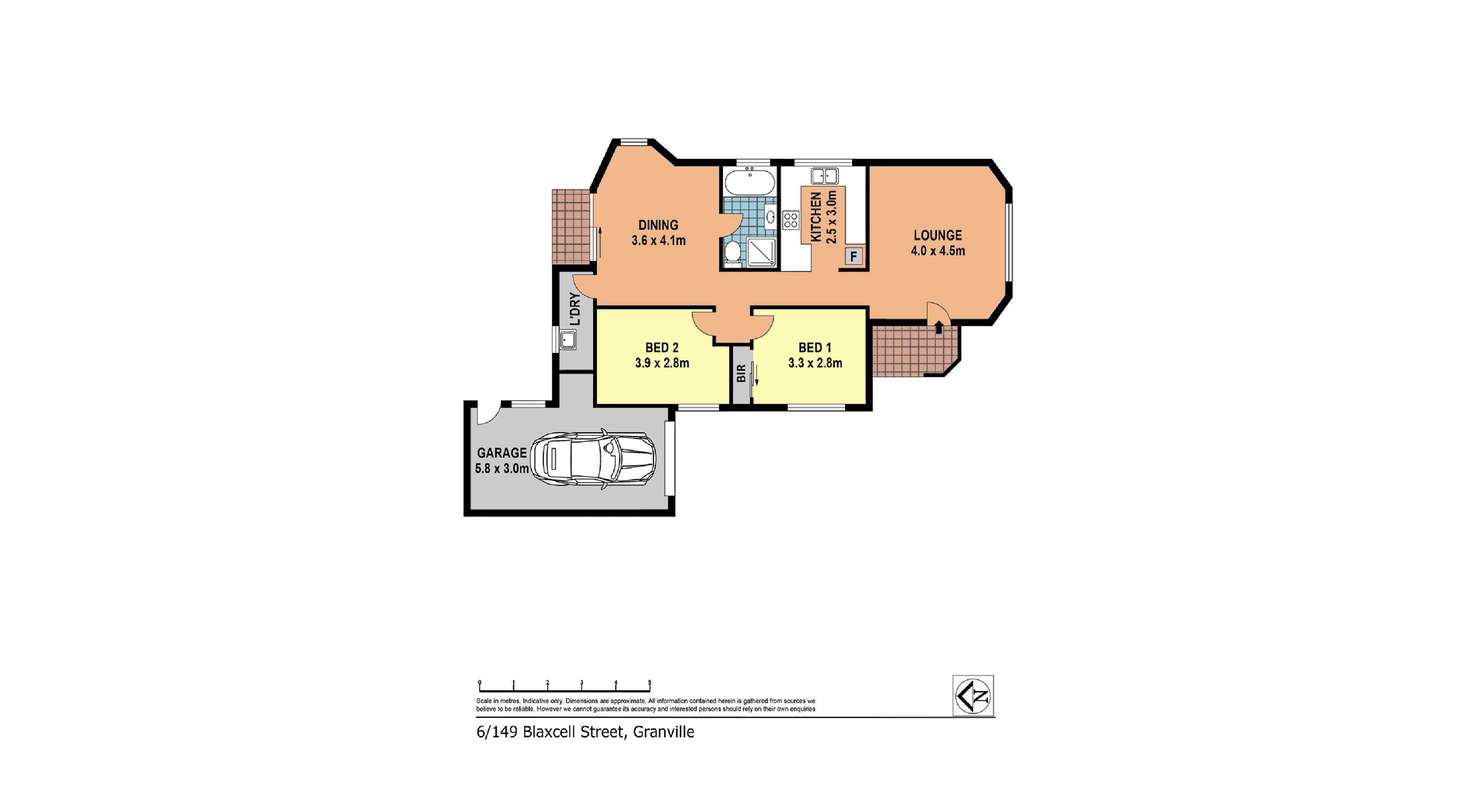 Floorplan of Homely villa listing, 6/149 Blaxcell Street, Granville NSW 2142