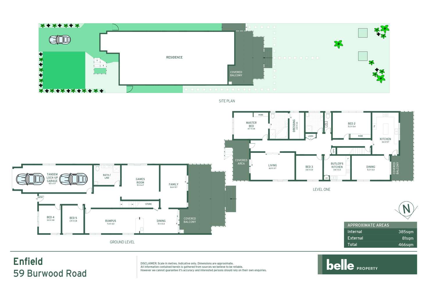 Floorplan of Homely house listing, 59 Burwood Road, Enfield NSW 2136