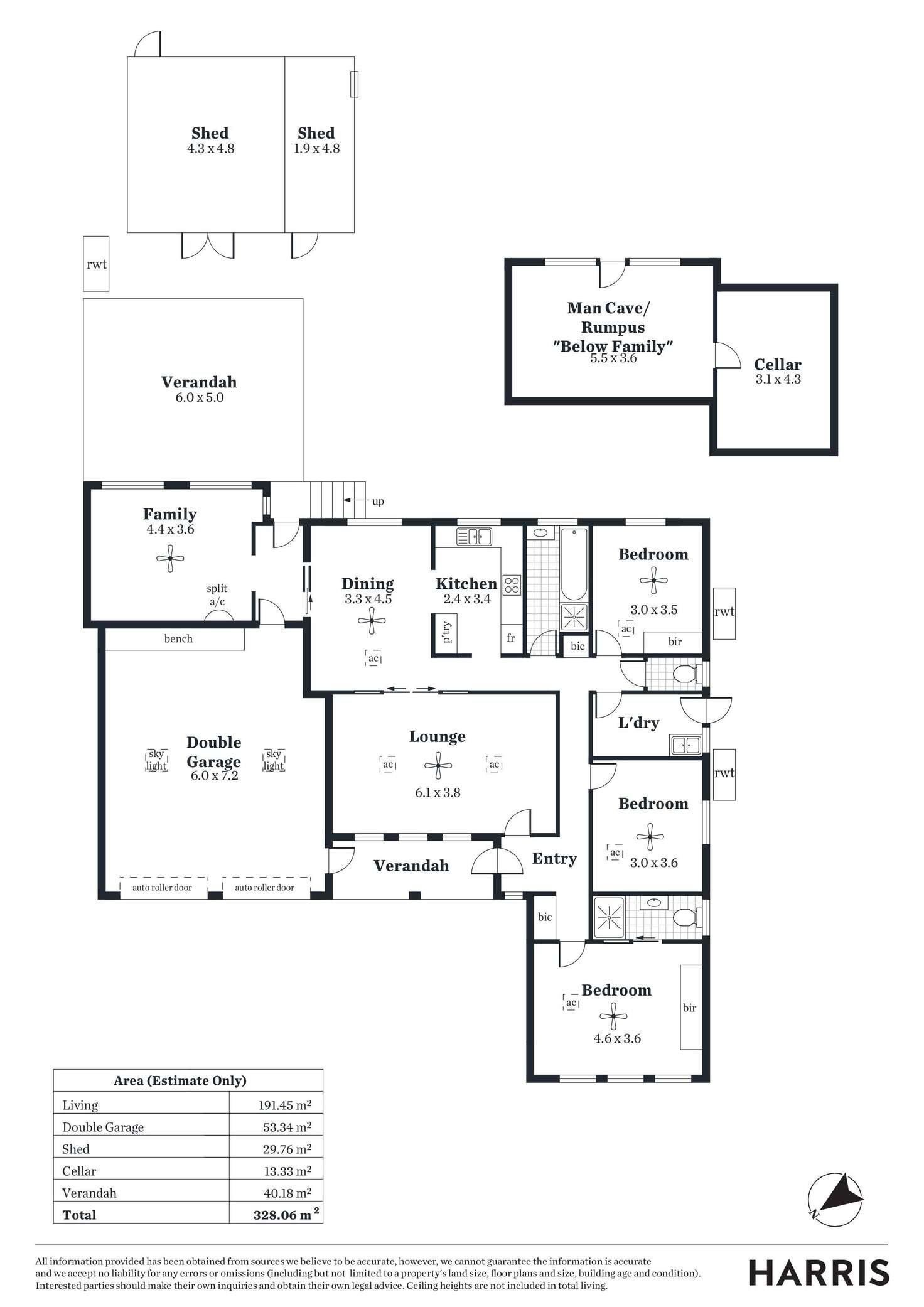 Floorplan of Homely house listing, 9 Packers Drive, Highbury SA 5089