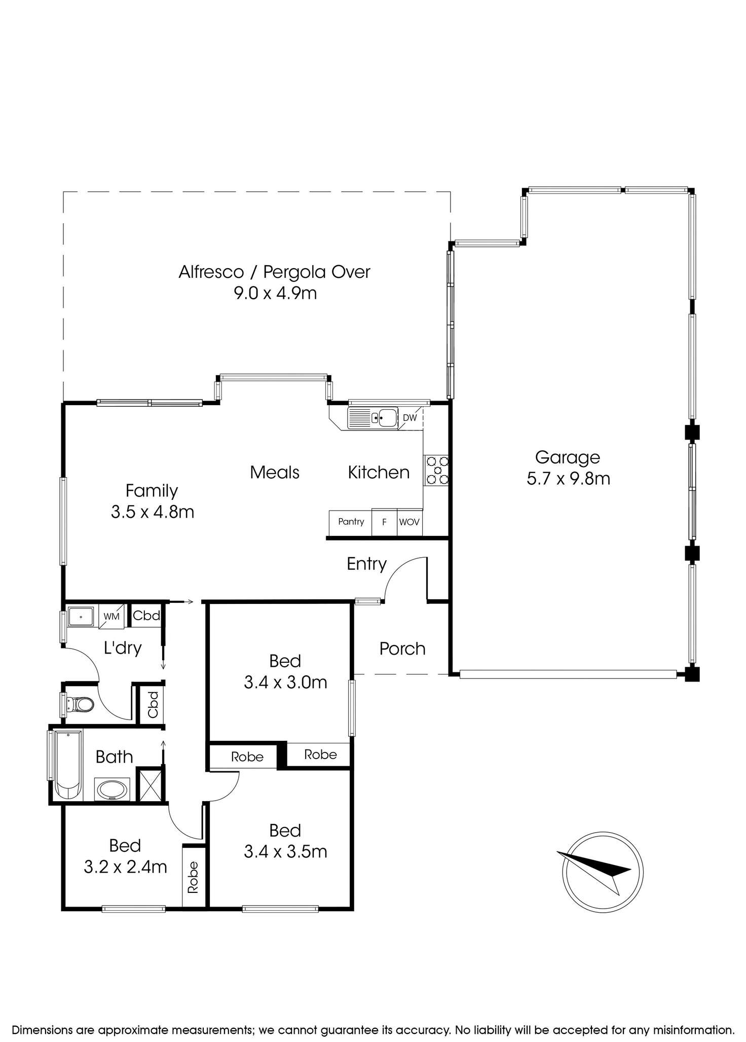 Floorplan of Homely house listing, 15 Landsdale Crescent, Wantirna South VIC 3152
