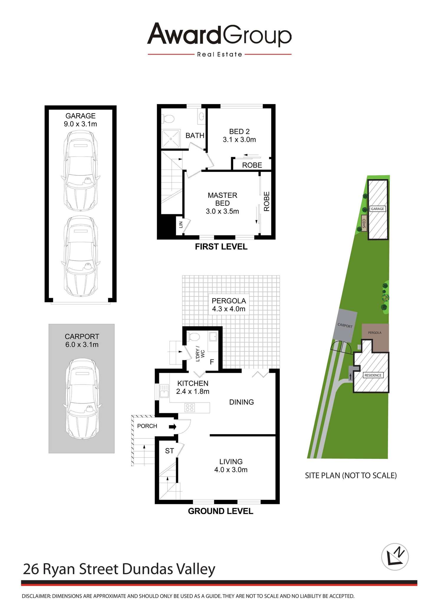 Floorplan of Homely semiDetached listing, 26 Ryan Street, Dundas Valley NSW 2117