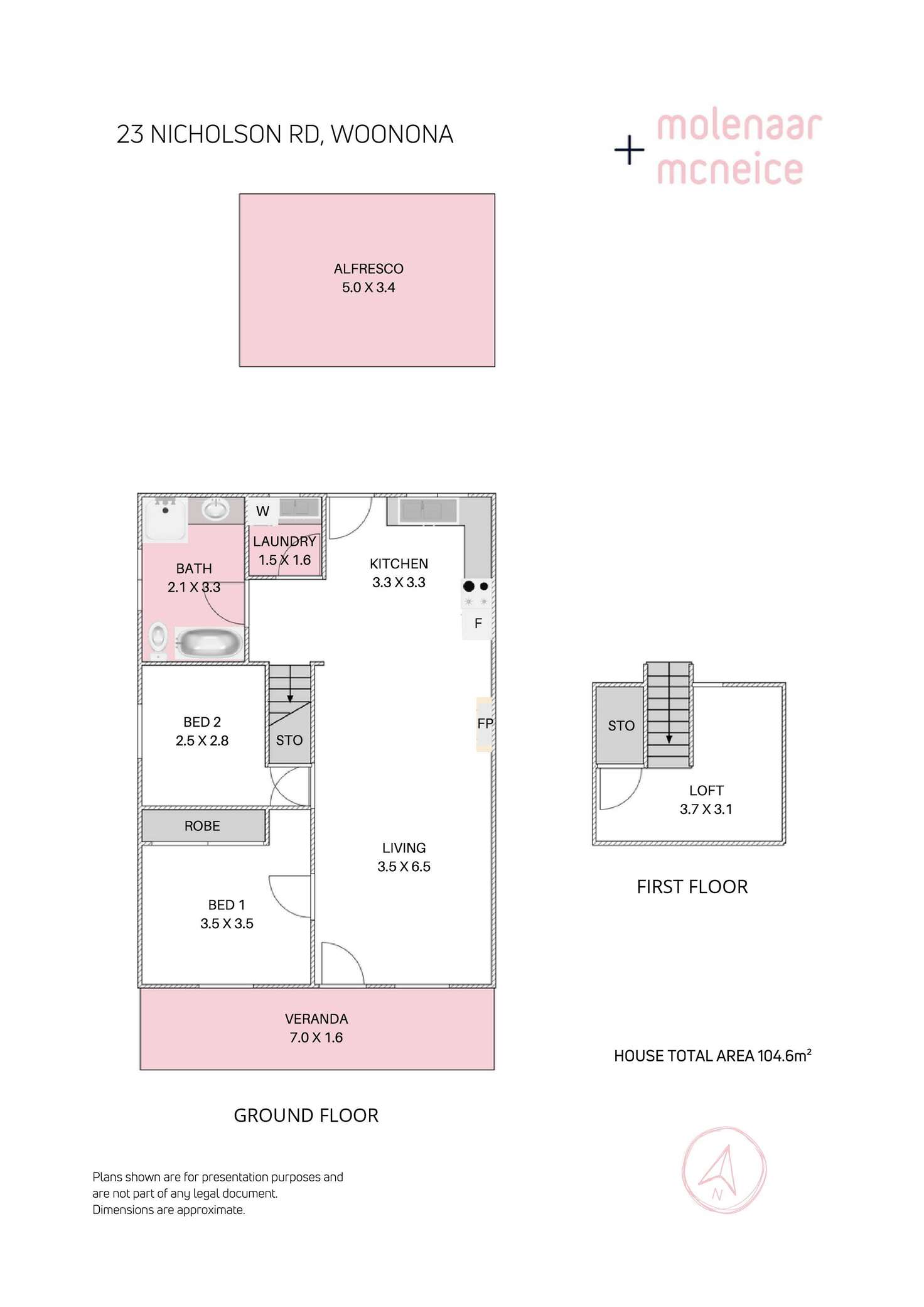 Floorplan of Homely house listing, 23 Nicholson Road, Woonona NSW 2517