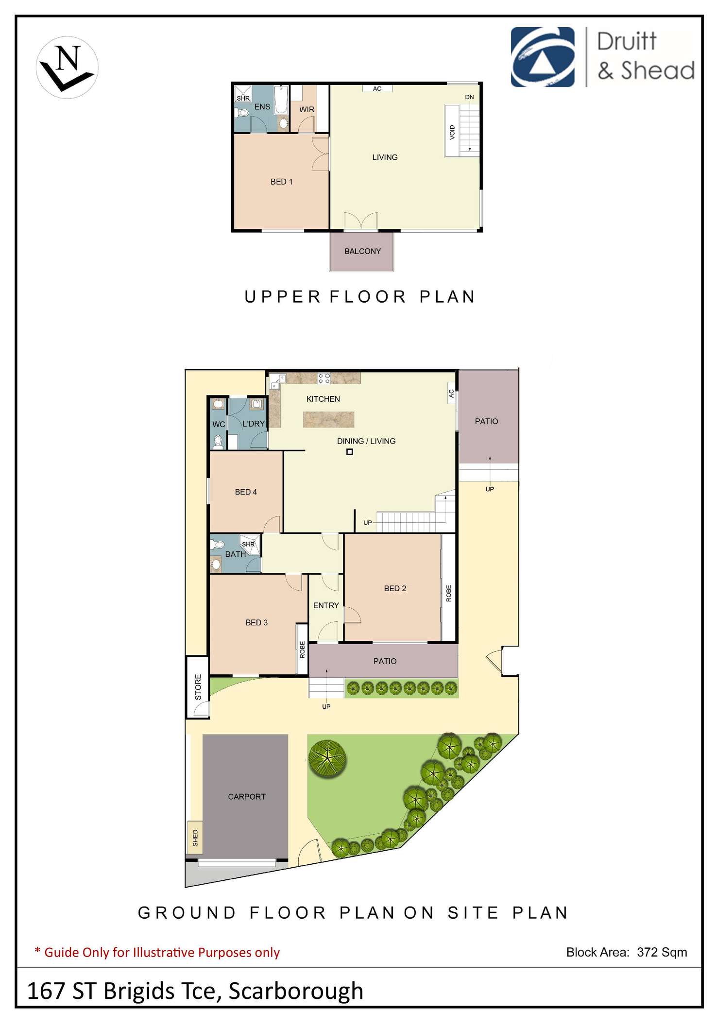 Floorplan of Homely house listing, 167 St Brigids Terrace, Scarborough WA 6019