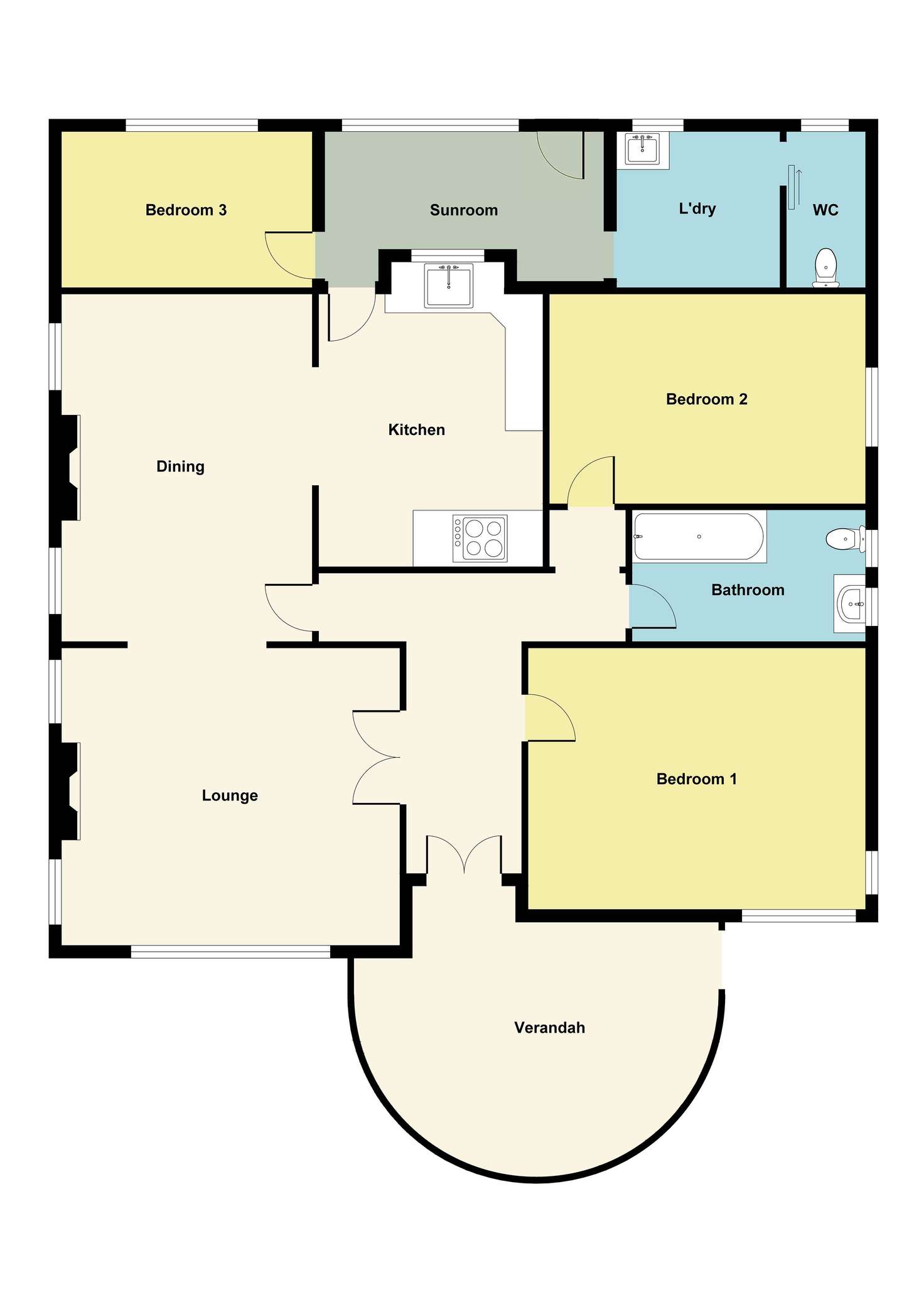 Floorplan of Homely house listing, 116 Eureka Street, Ballarat East VIC 3350