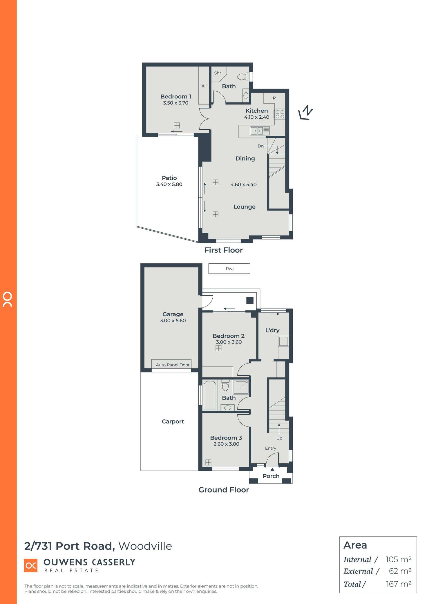 Floorplan of Homely house listing, 2/731-733 Port Road, Woodville SA 5011