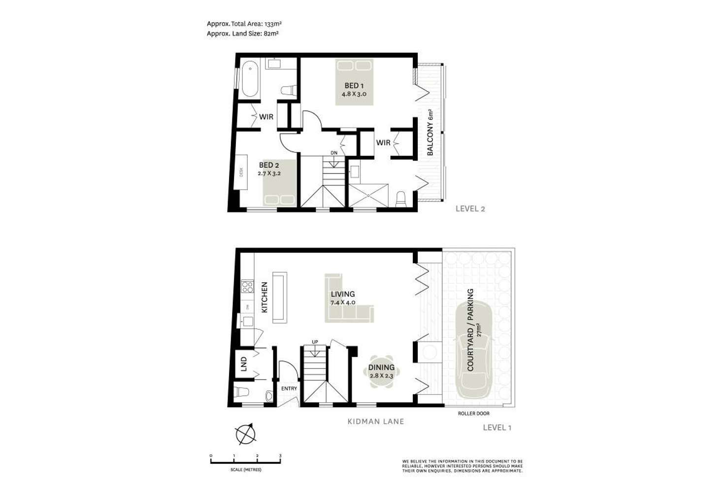 Floorplan of Homely house listing, 8 Kidman Lane, Paddington NSW 2021