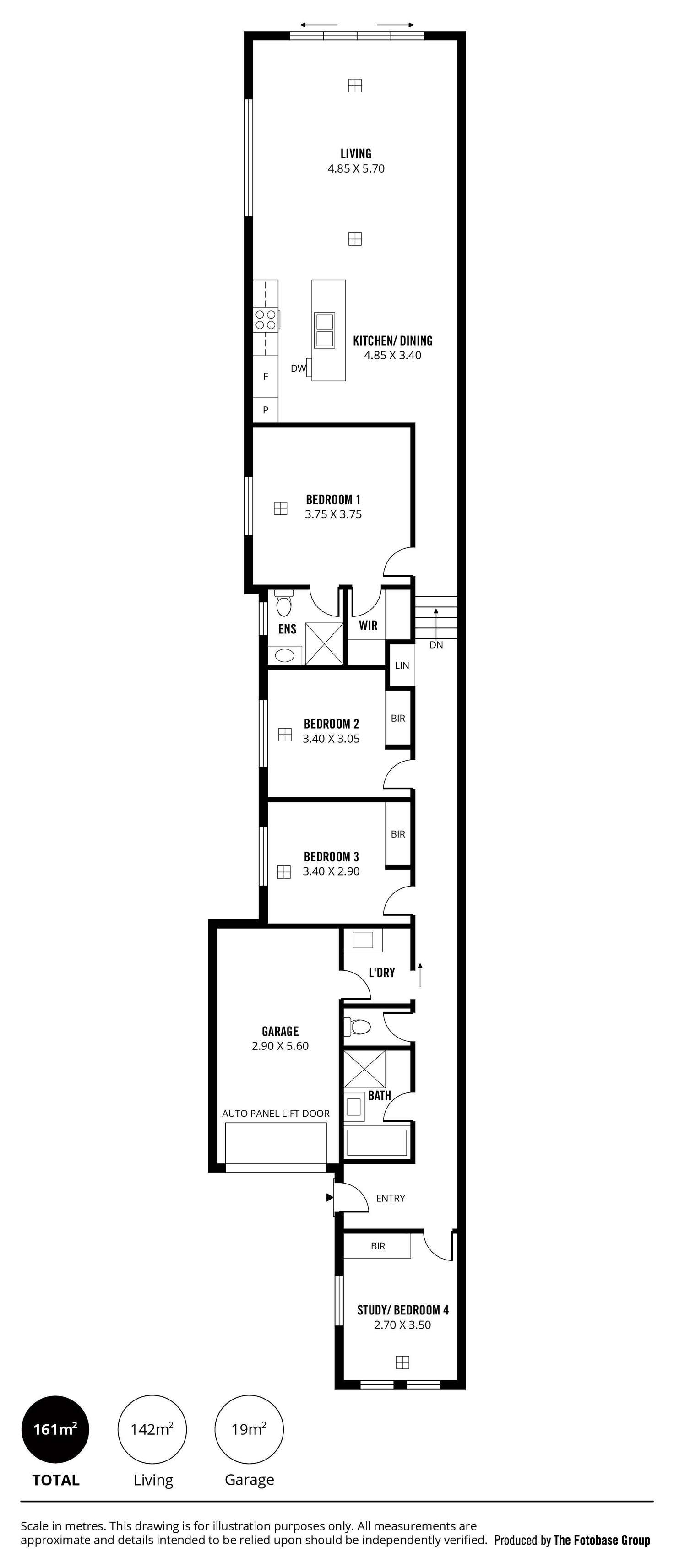Floorplan of Homely house listing, 9-9B Valley View Drive, Highbury SA 5089