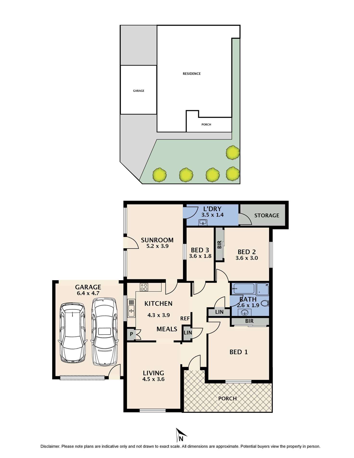 Floorplan of Homely house listing, 108 Hickford Street, Reservoir VIC 3073