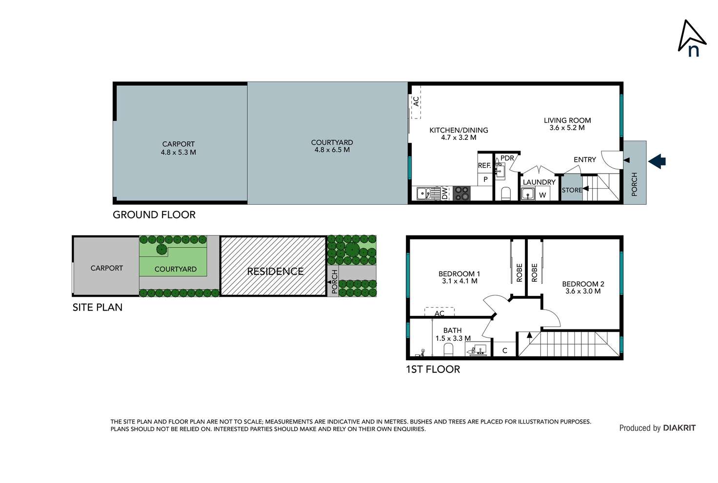 Floorplan of Homely townhouse listing, 5/10 Bursaria Place, Craigieburn VIC 3064
