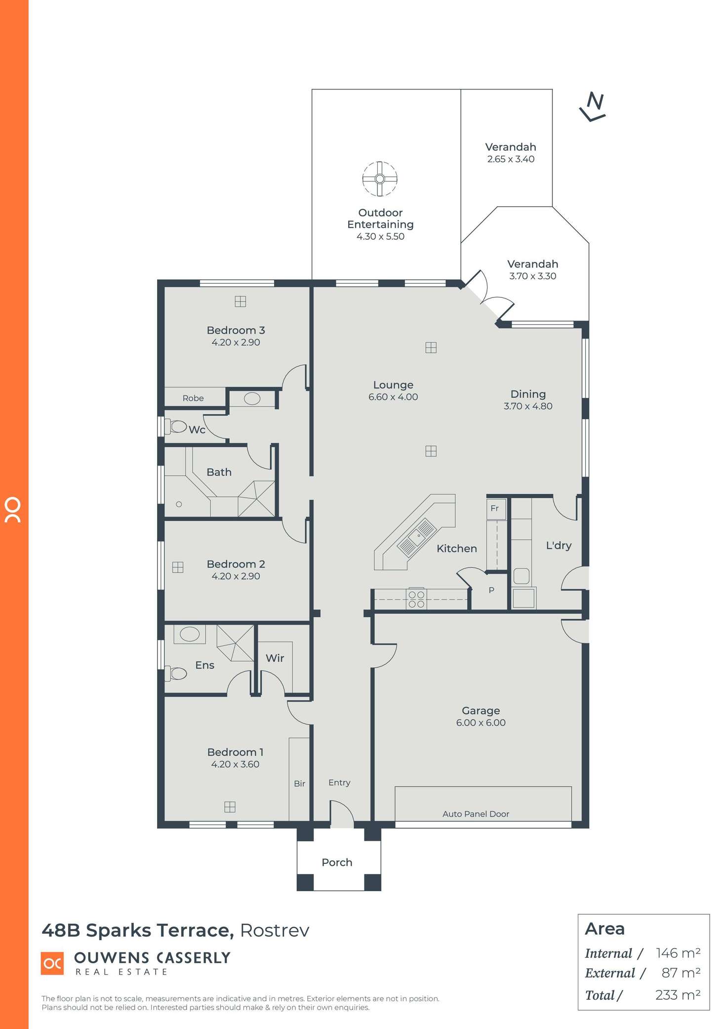 Floorplan of Homely house listing, 48B Sparks Street, Rostrevor SA 5073