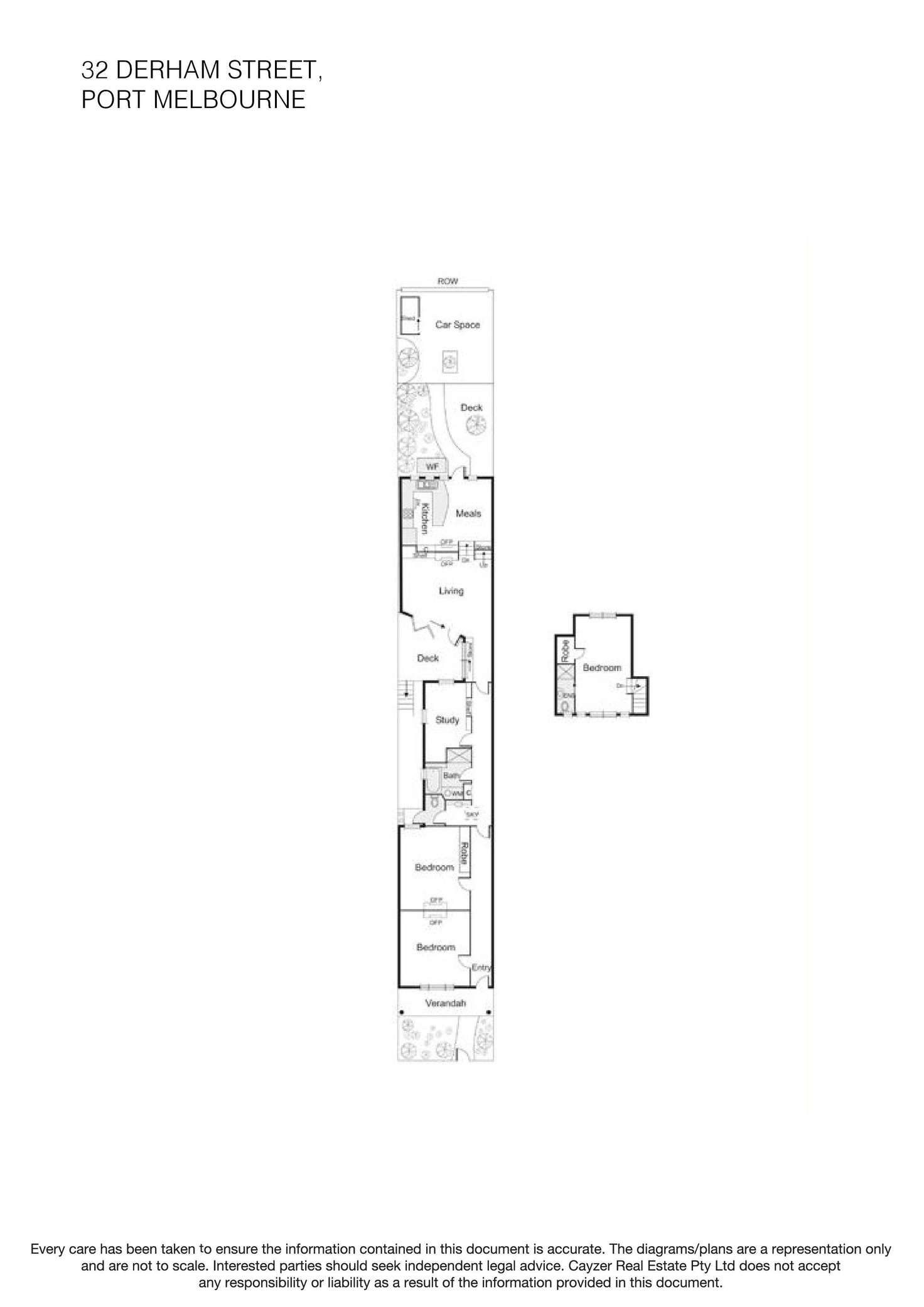 Floorplan of Homely house listing, 32 Derham Street, Port Melbourne VIC 3207