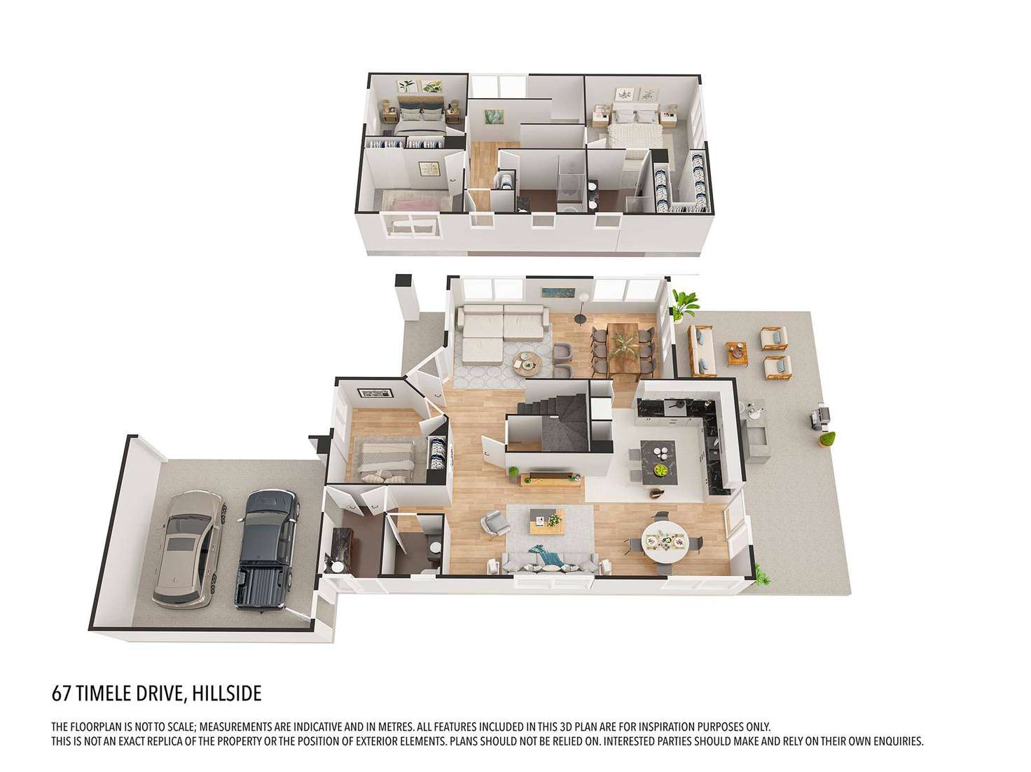 Floorplan of Homely house listing, 67 Timele Drive, Hillside VIC 3037