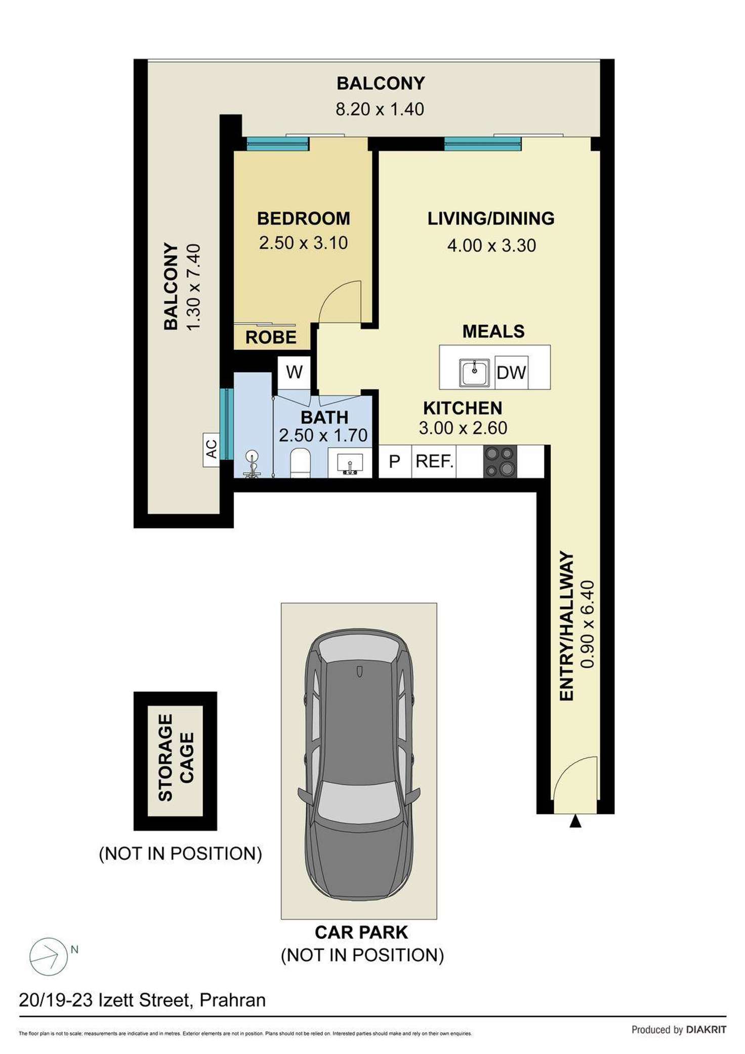 Floorplan of Homely apartment listing, 20/19-23 Izett Street, Prahran VIC 3181