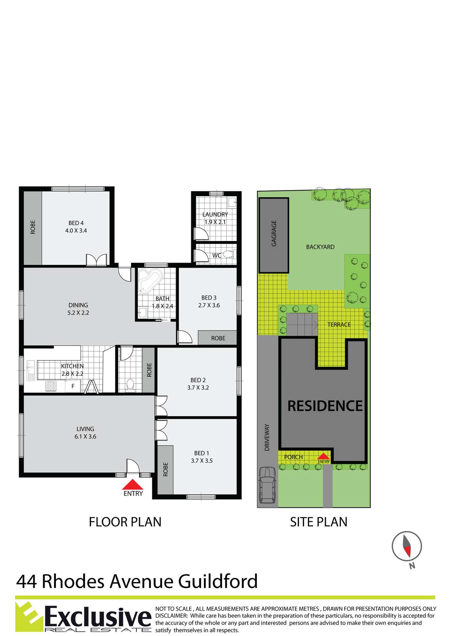 Floorplan of Homely house listing, 44 Rhodes Avenue, Guildford NSW 2161