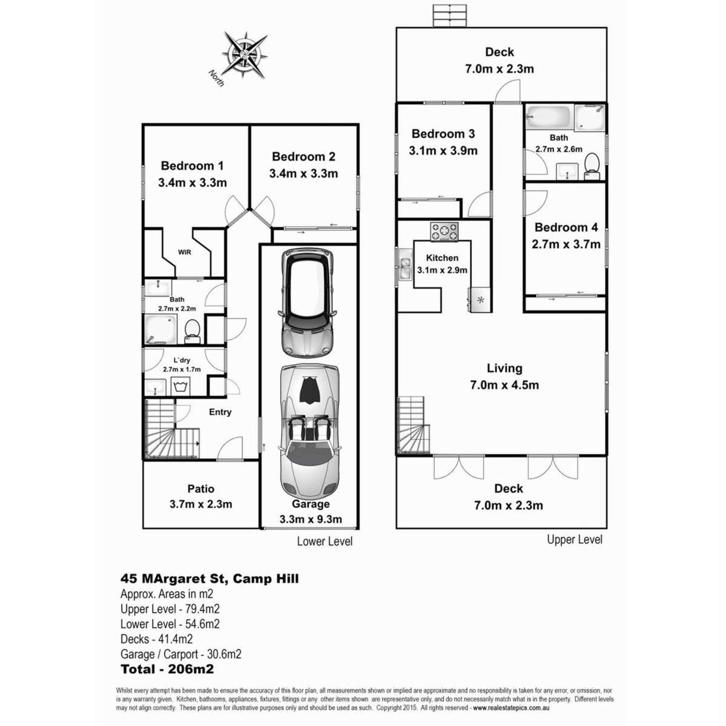 Floorplan of Homely house listing, 45 Margaret Street, Camp Hill QLD 4152