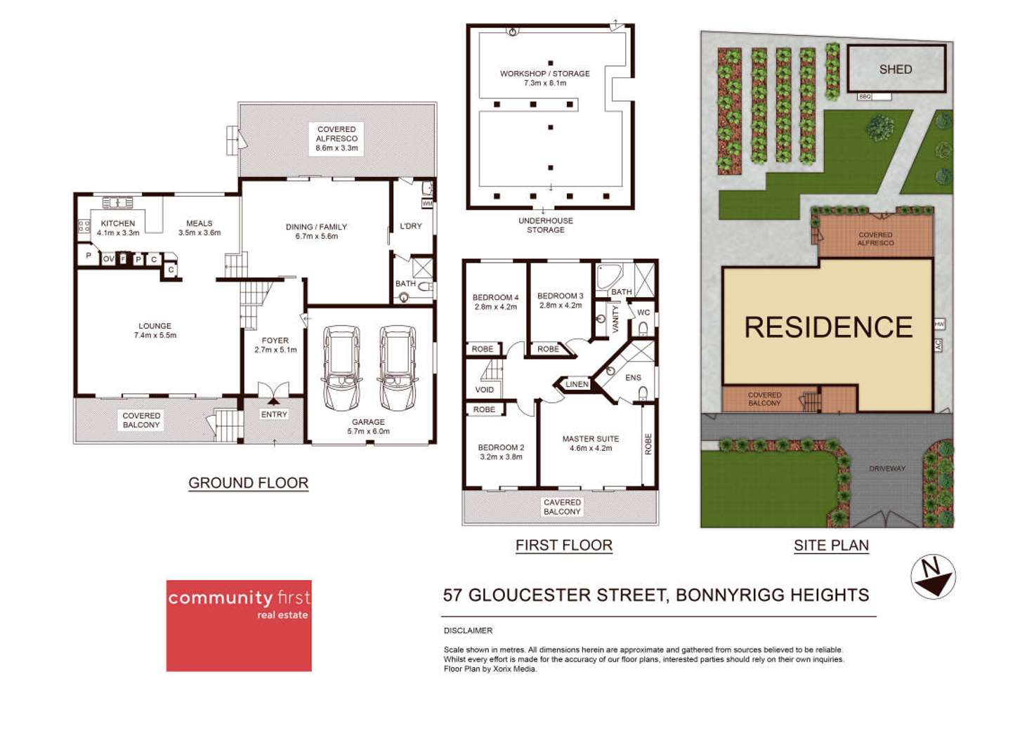 Floorplan of Homely house listing, 57 Gloucester Street, Bonnyrigg Heights NSW 2177