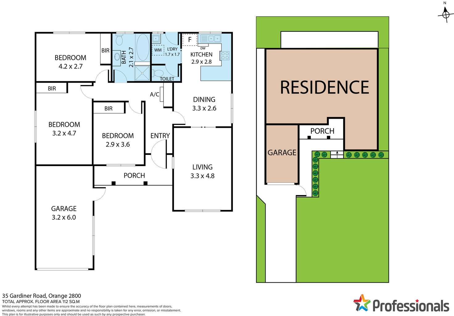 Floorplan of Homely house listing, 35 Gardiner Road, Orange NSW 2800