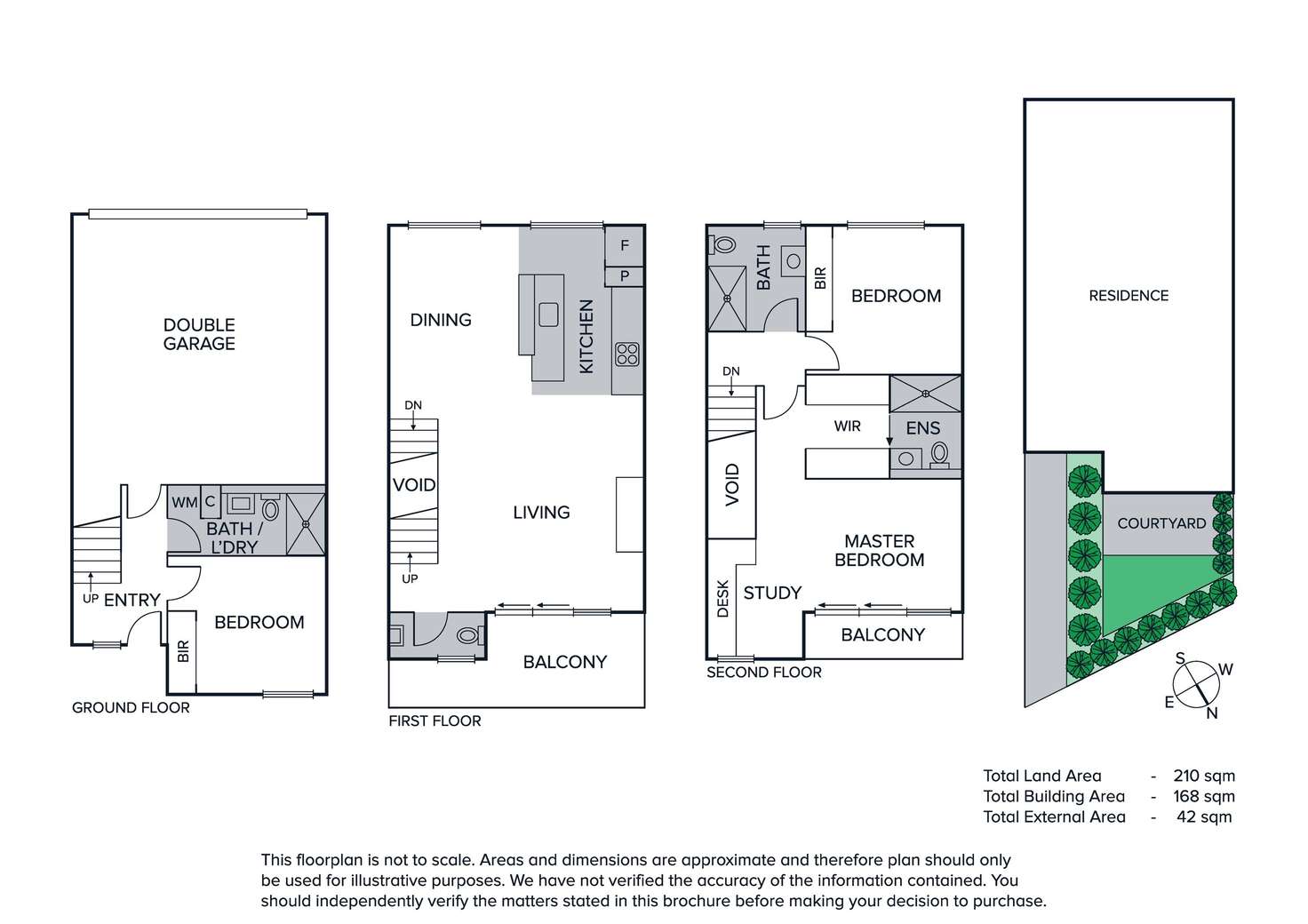 Floorplan of Homely townhouse listing, 78A Albert Street, Mordialloc VIC 3195