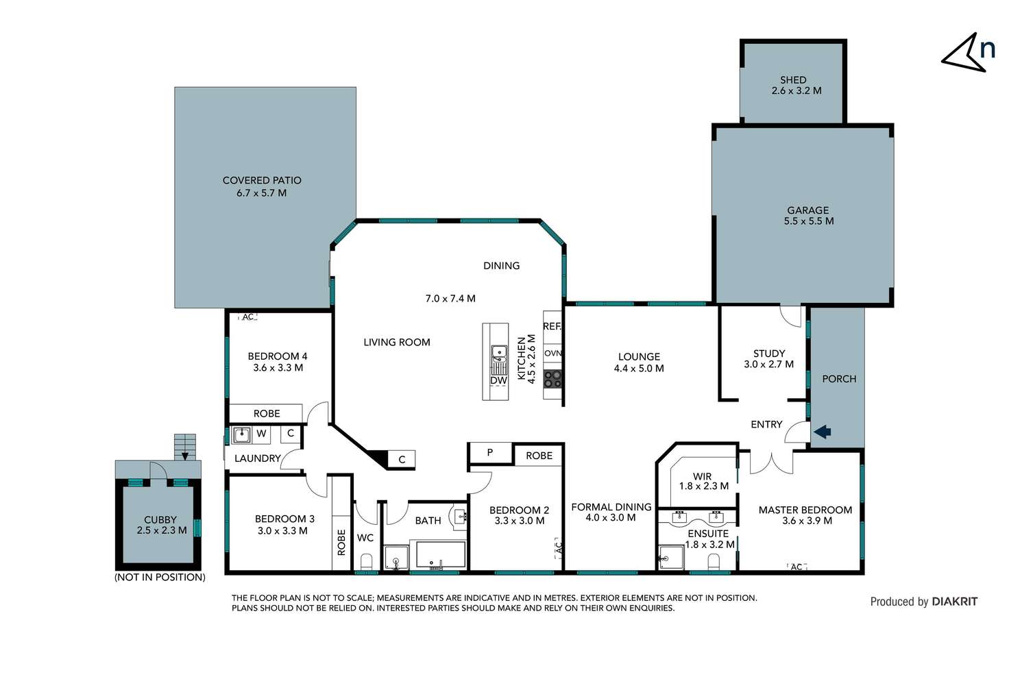 Floorplan of Homely house listing, 12 Nolan Close, Bundoora VIC 3083