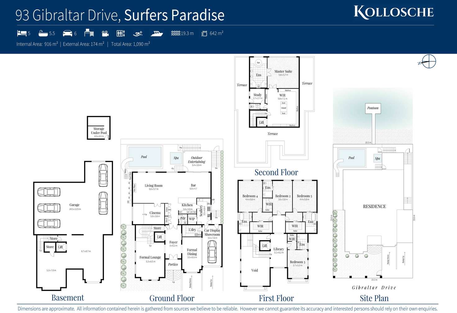 Floorplan of Homely house listing, 93 Gibraltar Drive, Isle Of Capri QLD 4217