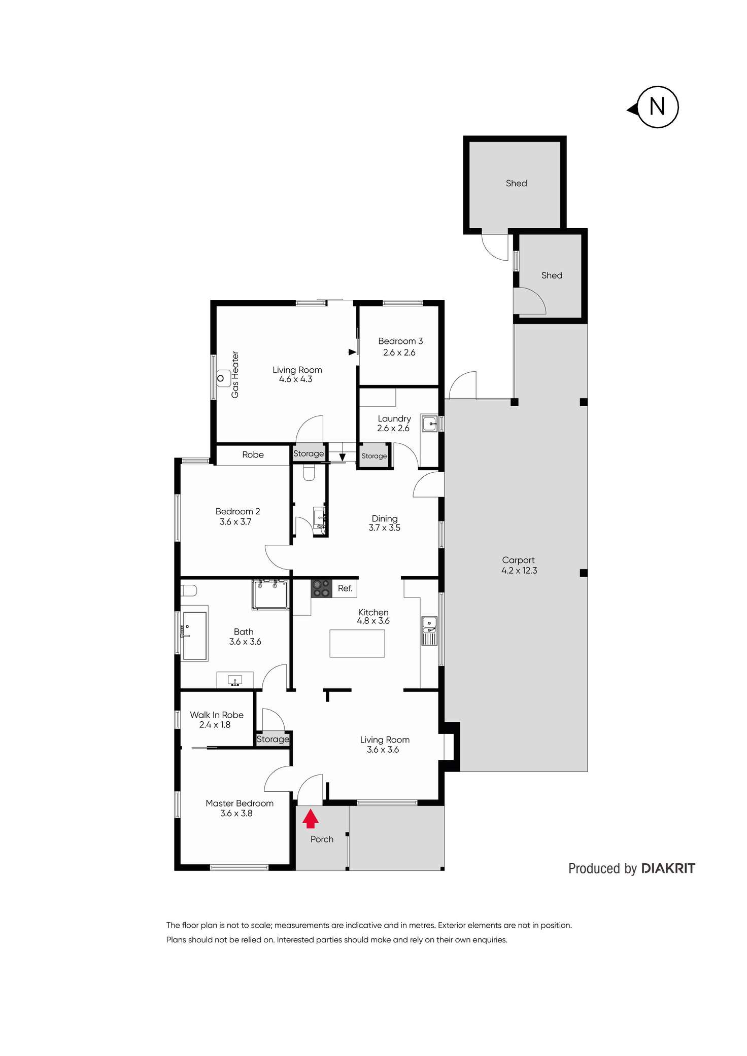 Floorplan of Homely house listing, 3038 Ballan Daylesford Road, Daylesford VIC 3460