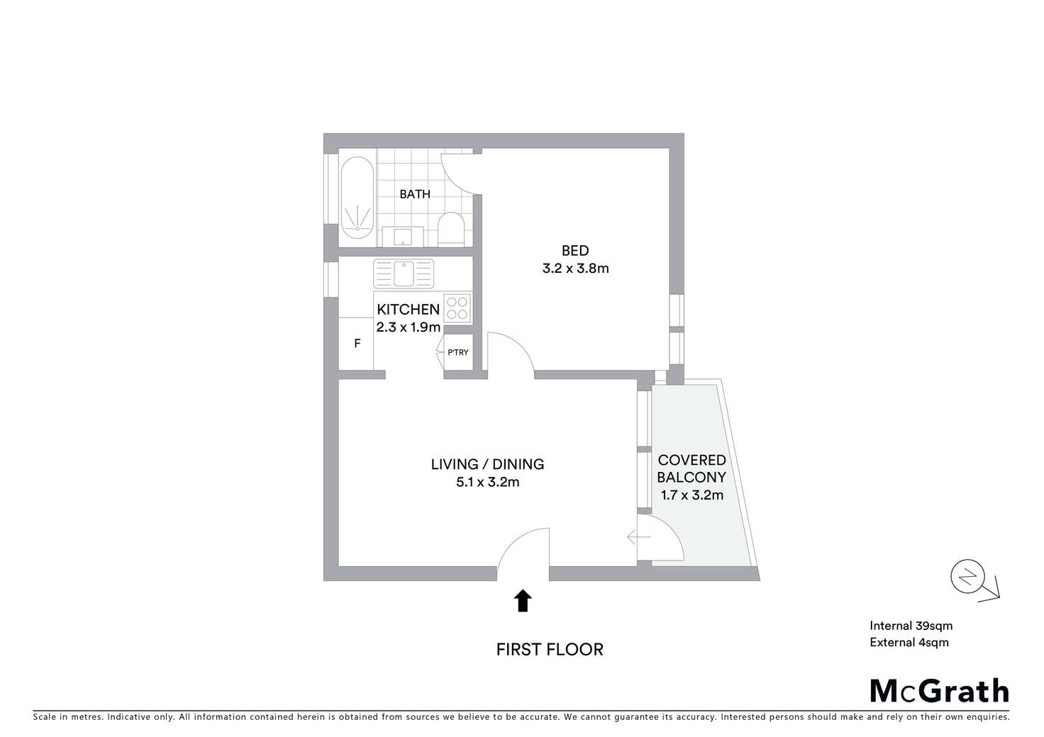 Floorplan of Homely unit listing, 49/43 Watkin Street, Rockdale NSW 2216