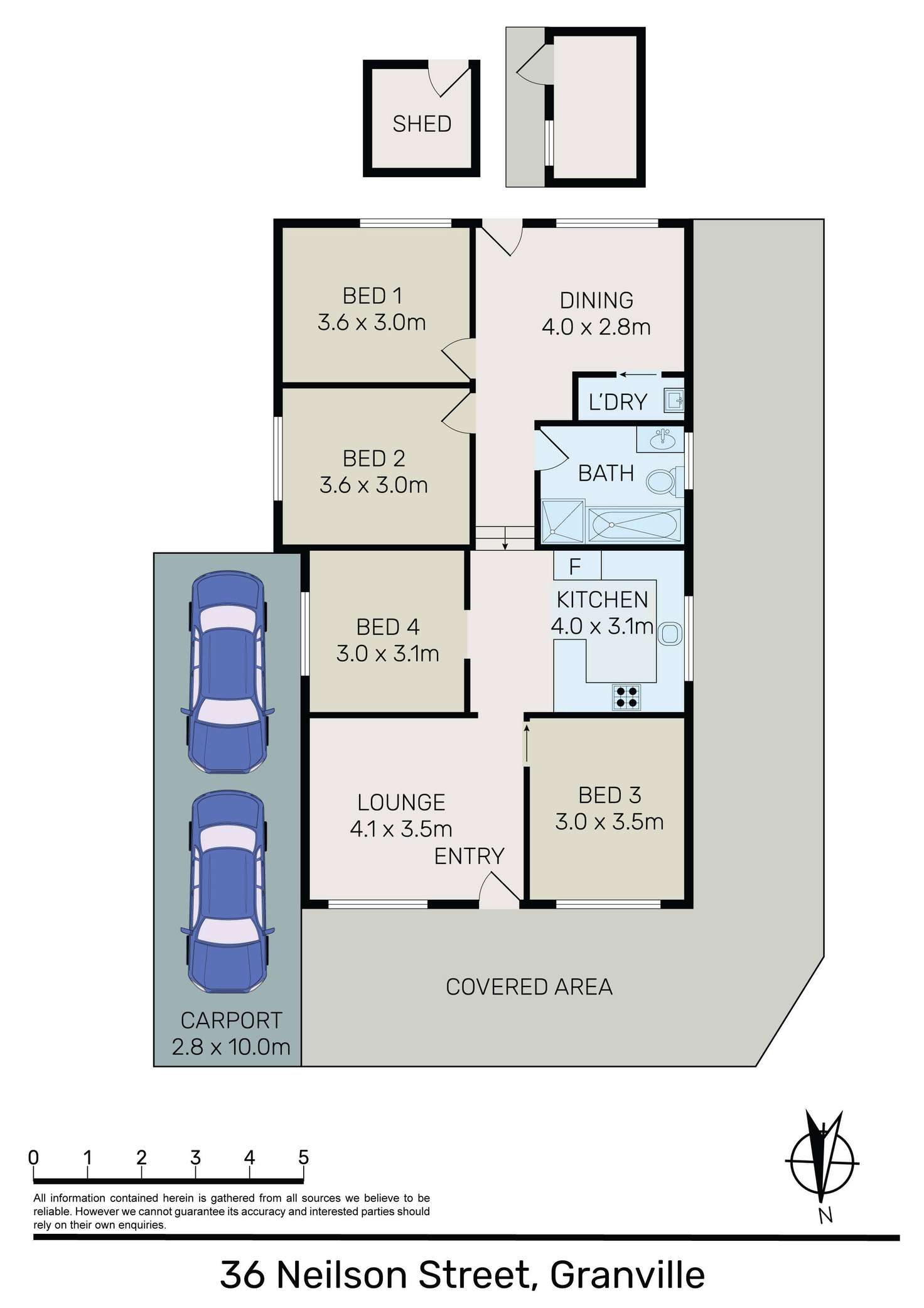 Floorplan of Homely house listing, 36 Neilson Street, Granville NSW 2142