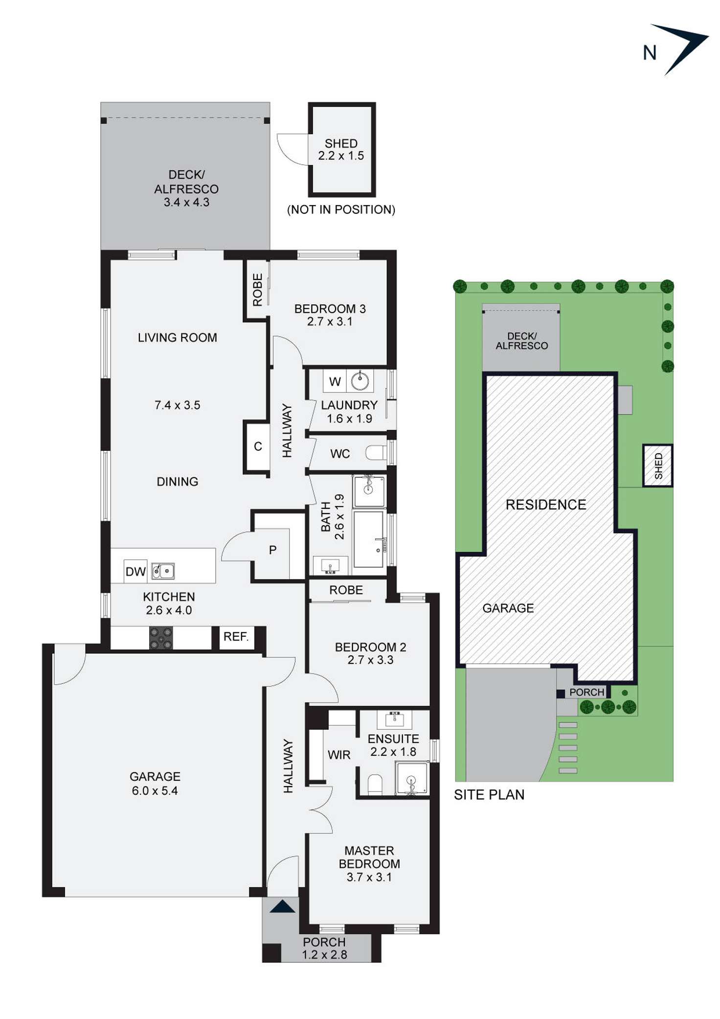 Floorplan of Homely house listing, 56 Adriatic Circuit, Clyde VIC 3978