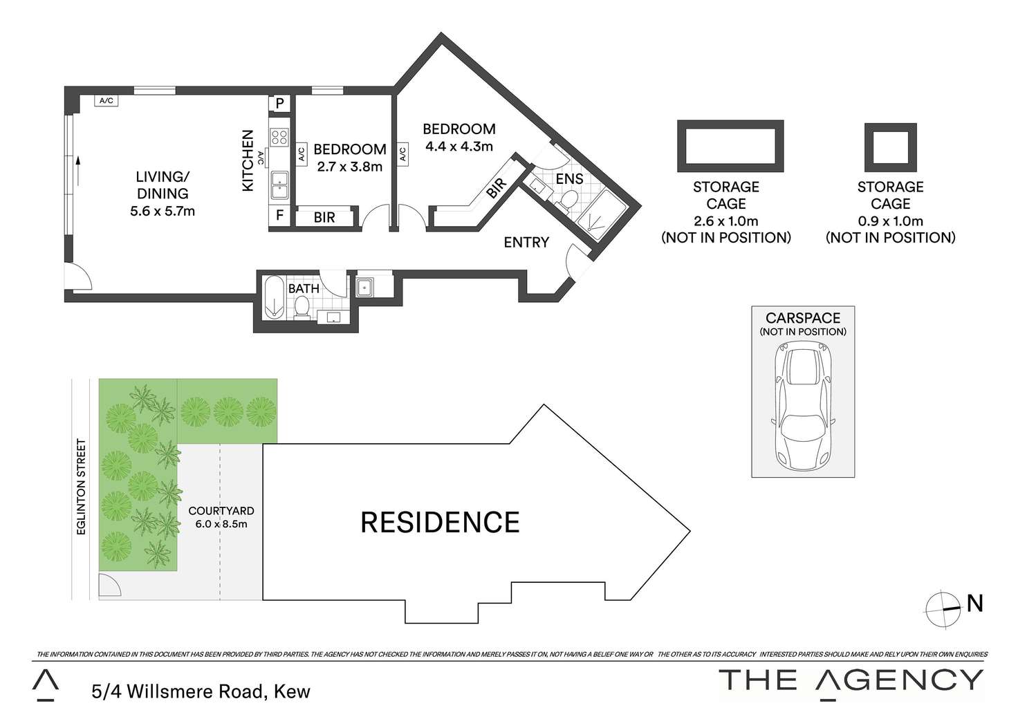 Floorplan of Homely unit listing, 105/4 Willsmere Road, Kew VIC 3101