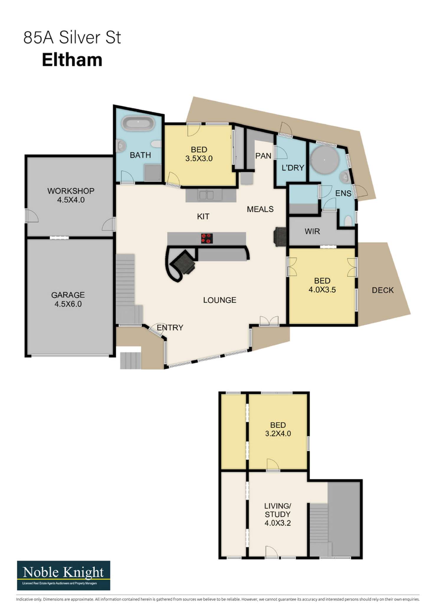 Floorplan of Homely house listing, 85A Silver Street, Eltham VIC 3095