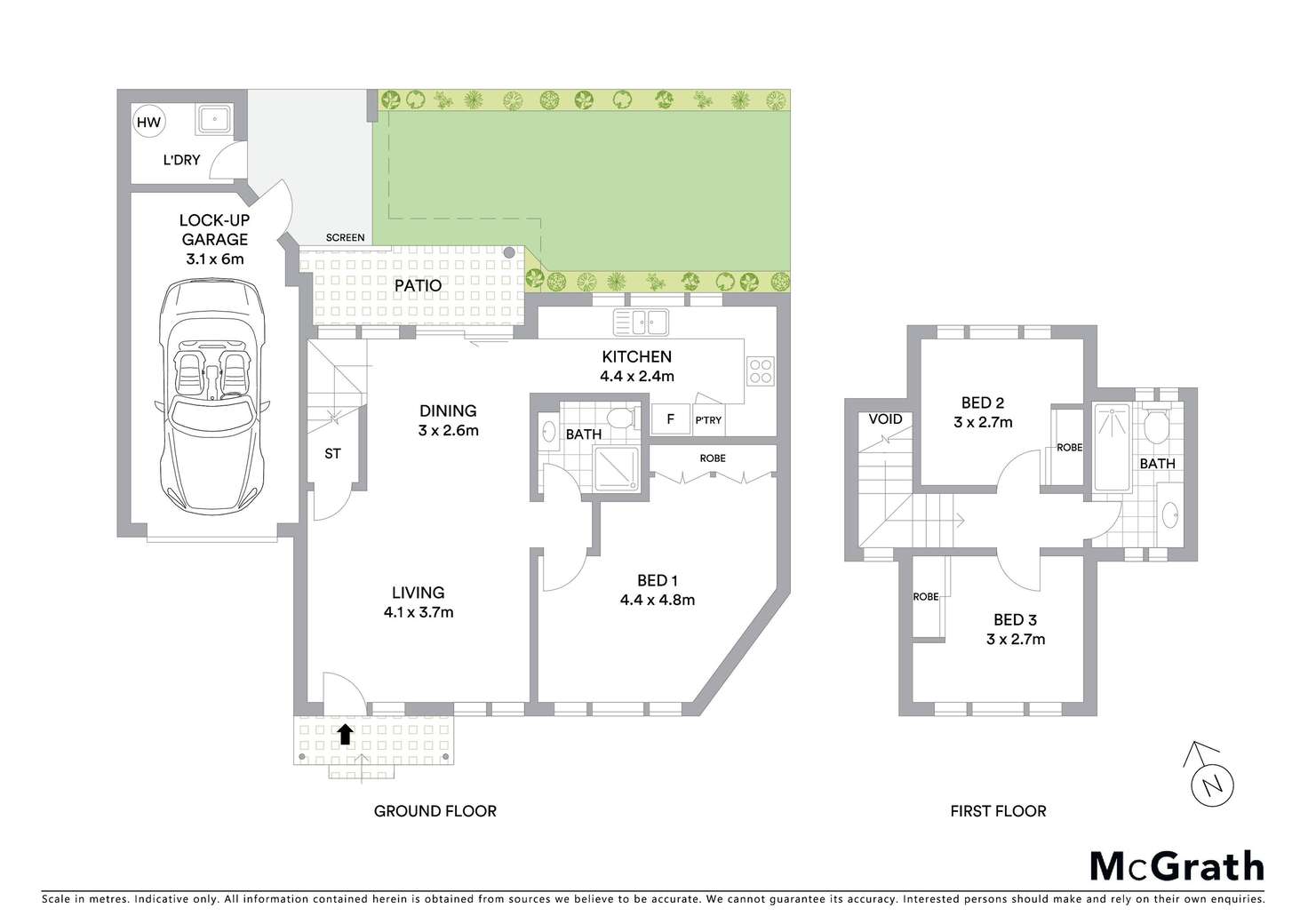 Floorplan of Homely townhouse listing, 3/120 Trafalgar Avenue, Umina Beach NSW 2257