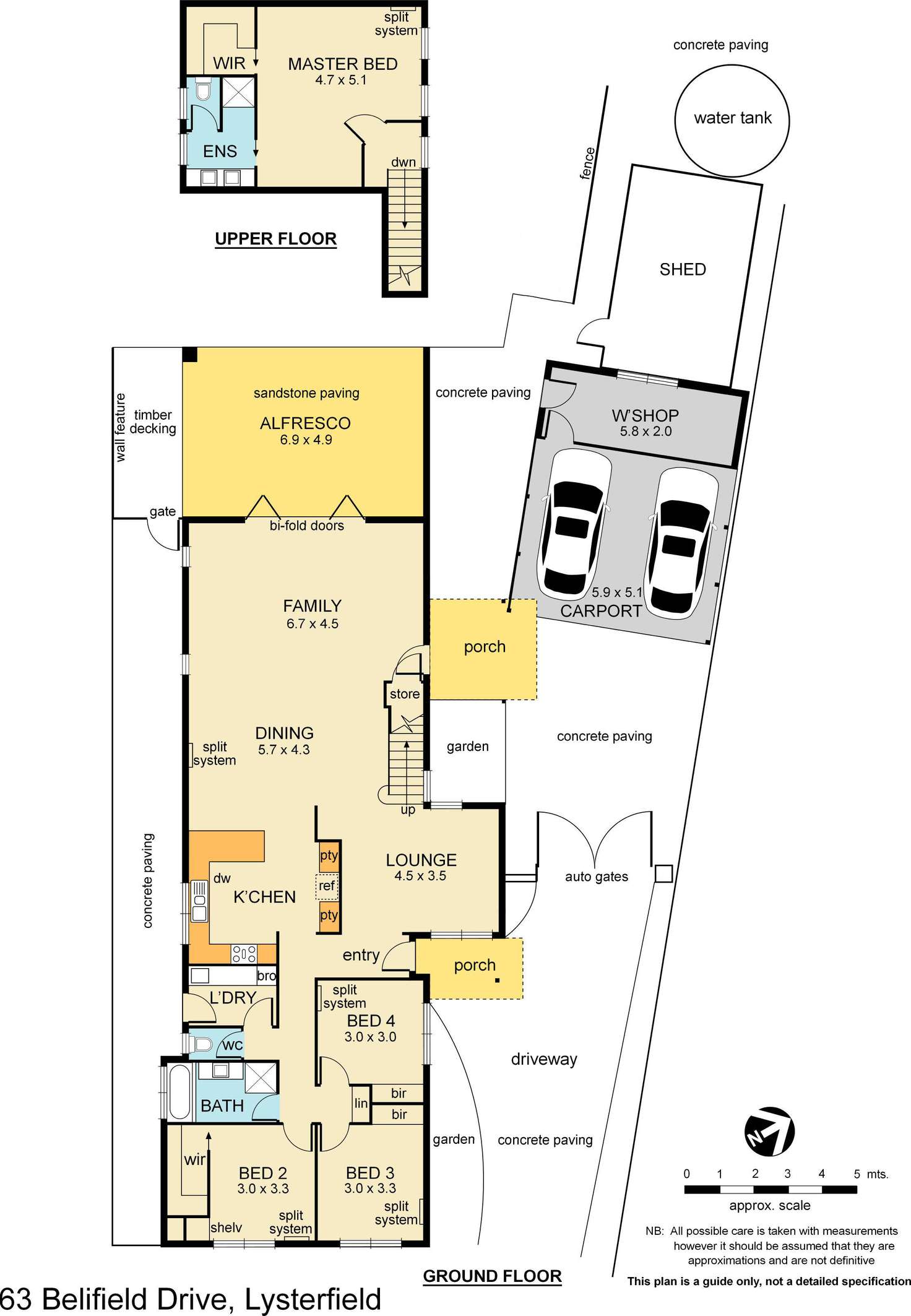 Floorplan of Homely house listing, 63 Bellfield Drive, Lysterfield VIC 3156