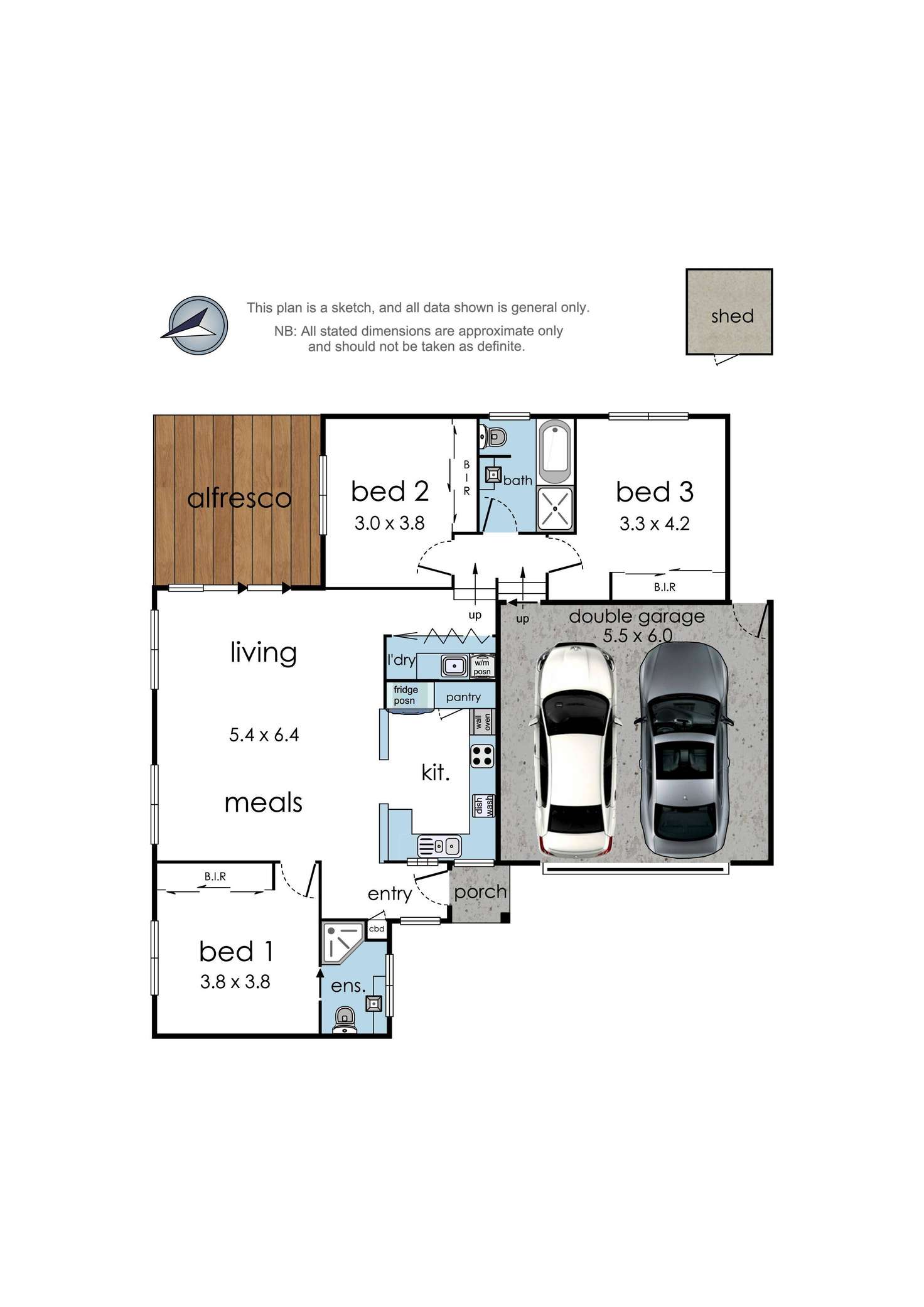 Floorplan of Homely unit listing, 2/54 Panoramic Grove, Glen Waverley VIC 3150