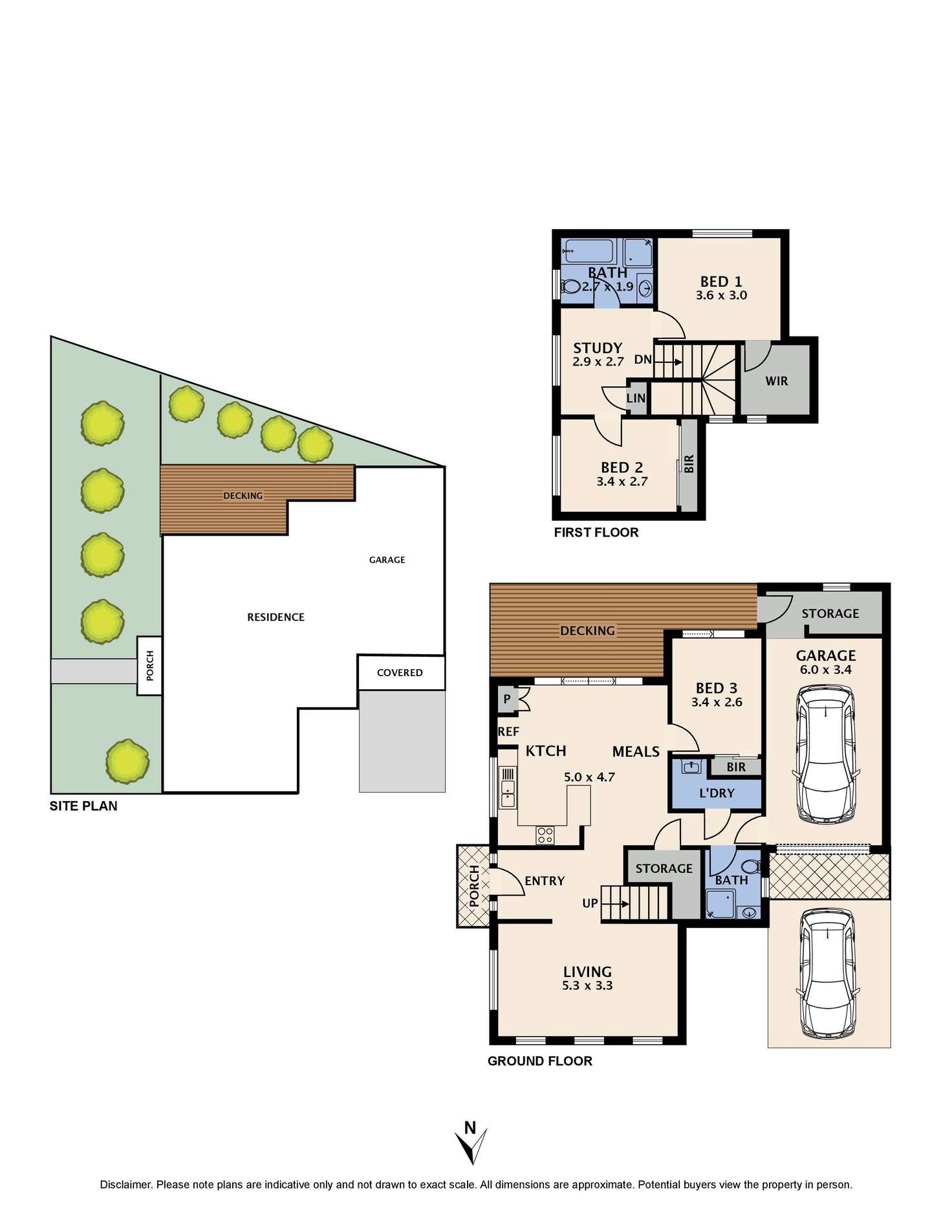 Floorplan of Homely townhouse listing, 1/1A McCrae Street, Reservoir VIC 3073