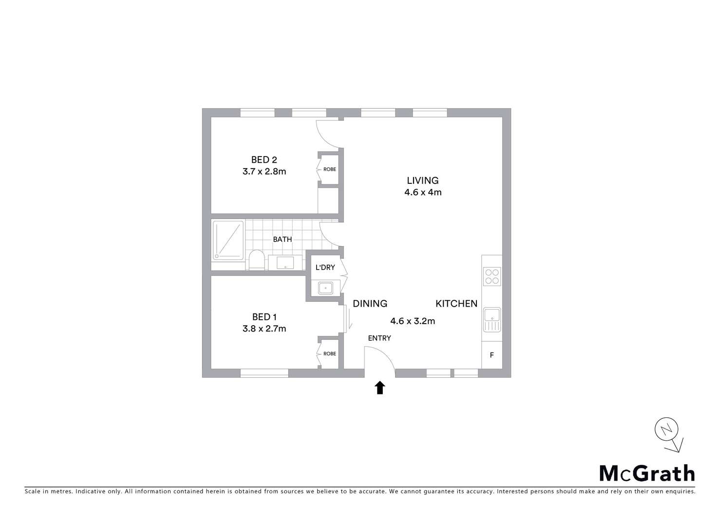 Floorplan of Homely apartment listing, 4/312-320 Moorabool Street, Geelong VIC 3220