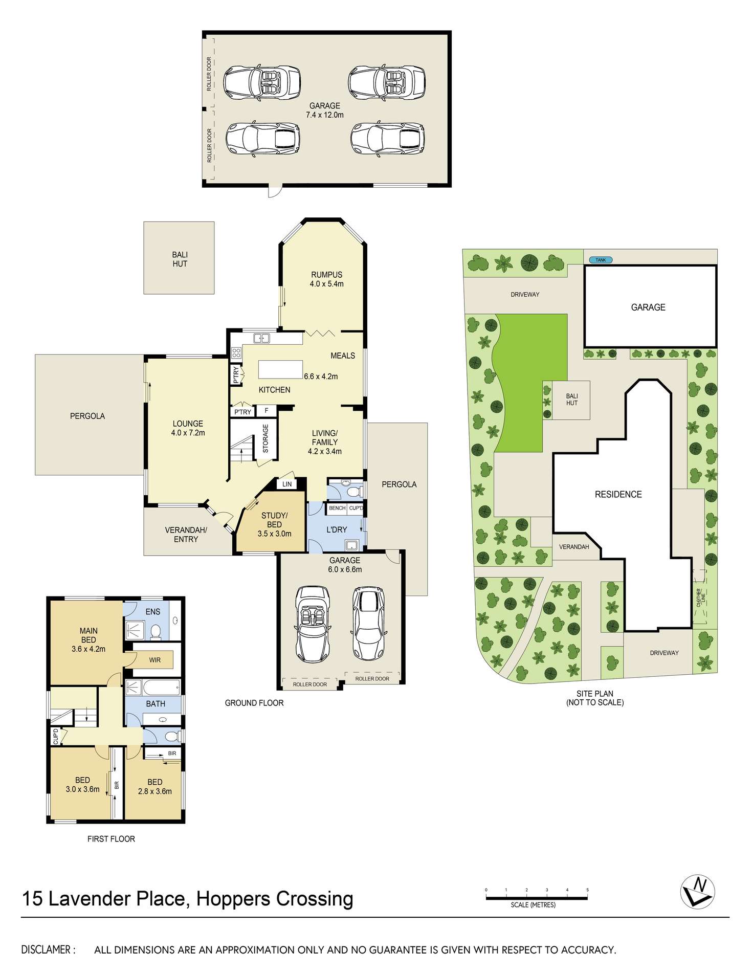 Floorplan of Homely house listing, 15 Lavender Place, Hoppers Crossing VIC 3029