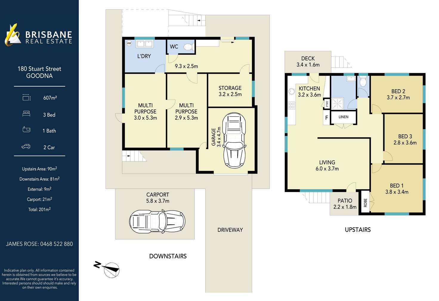 Floorplan of Homely house listing, 180 Stuart Street, Goodna QLD 4300